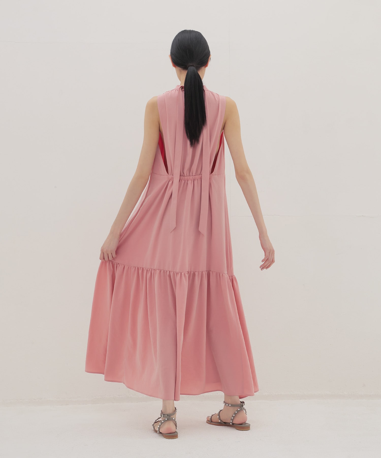 【表参道店･WEB限定】silky vintage long dress