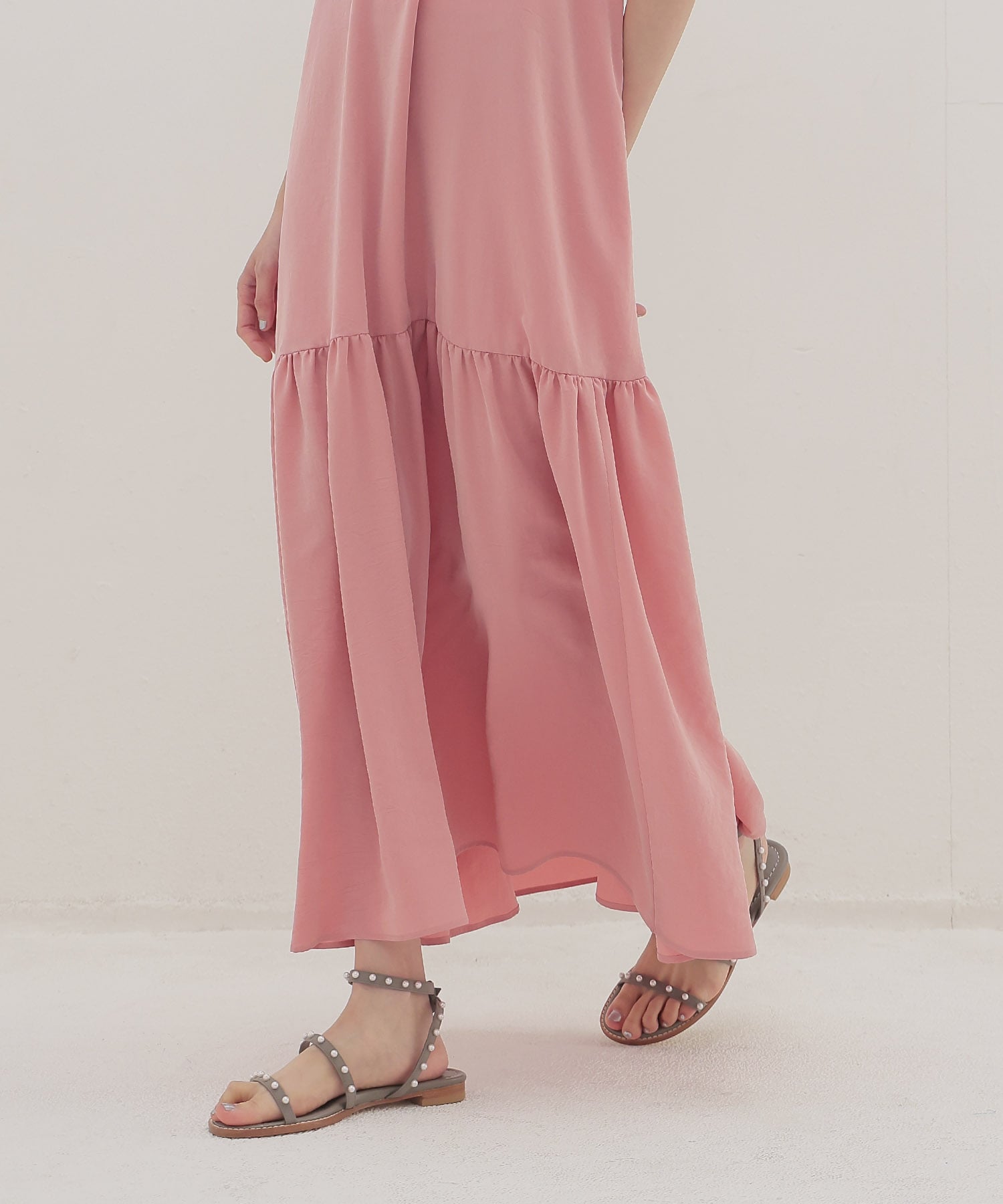 【表参道店･WEB限定】silky vintage long dress