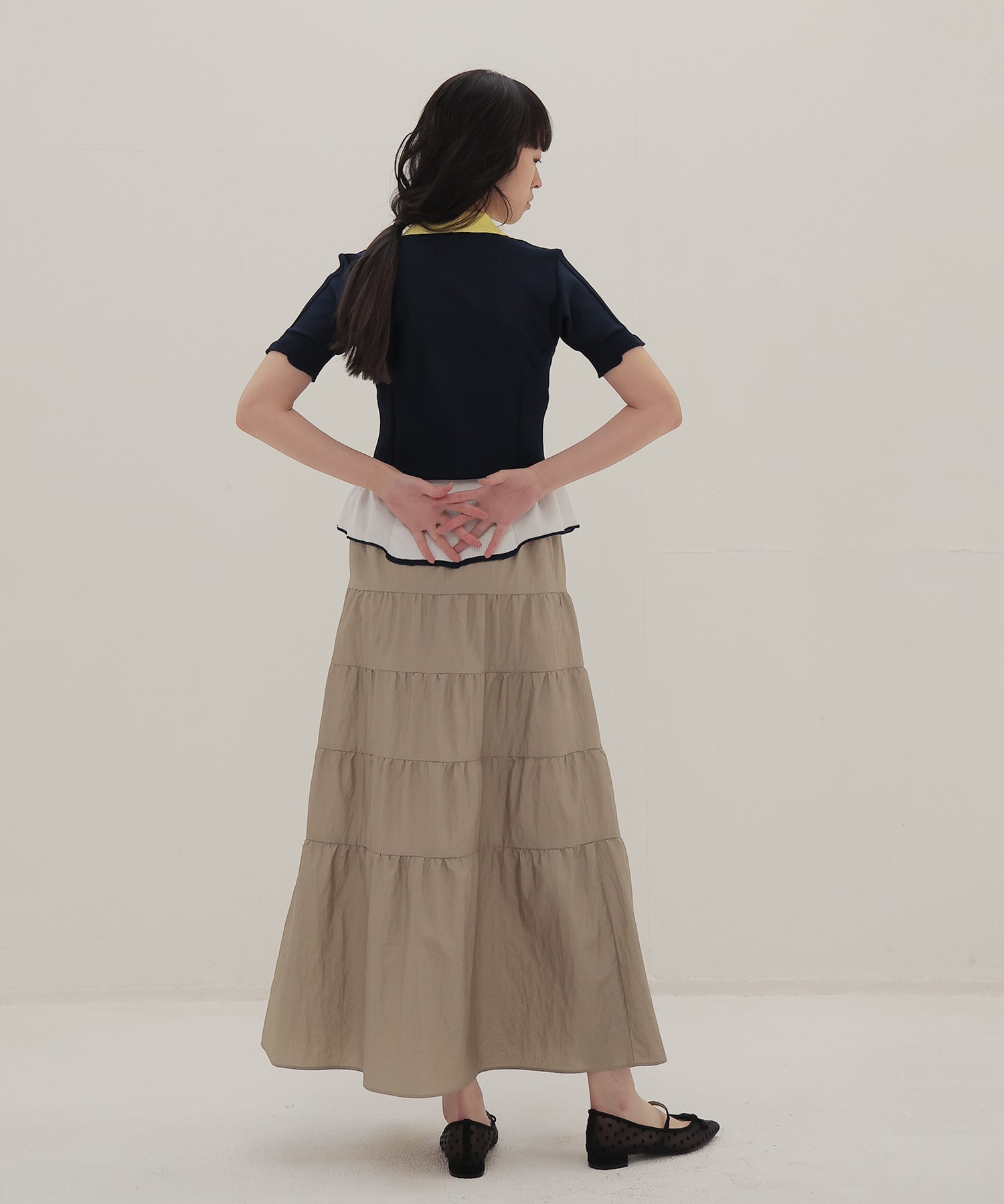vintage washer tiered skirt
