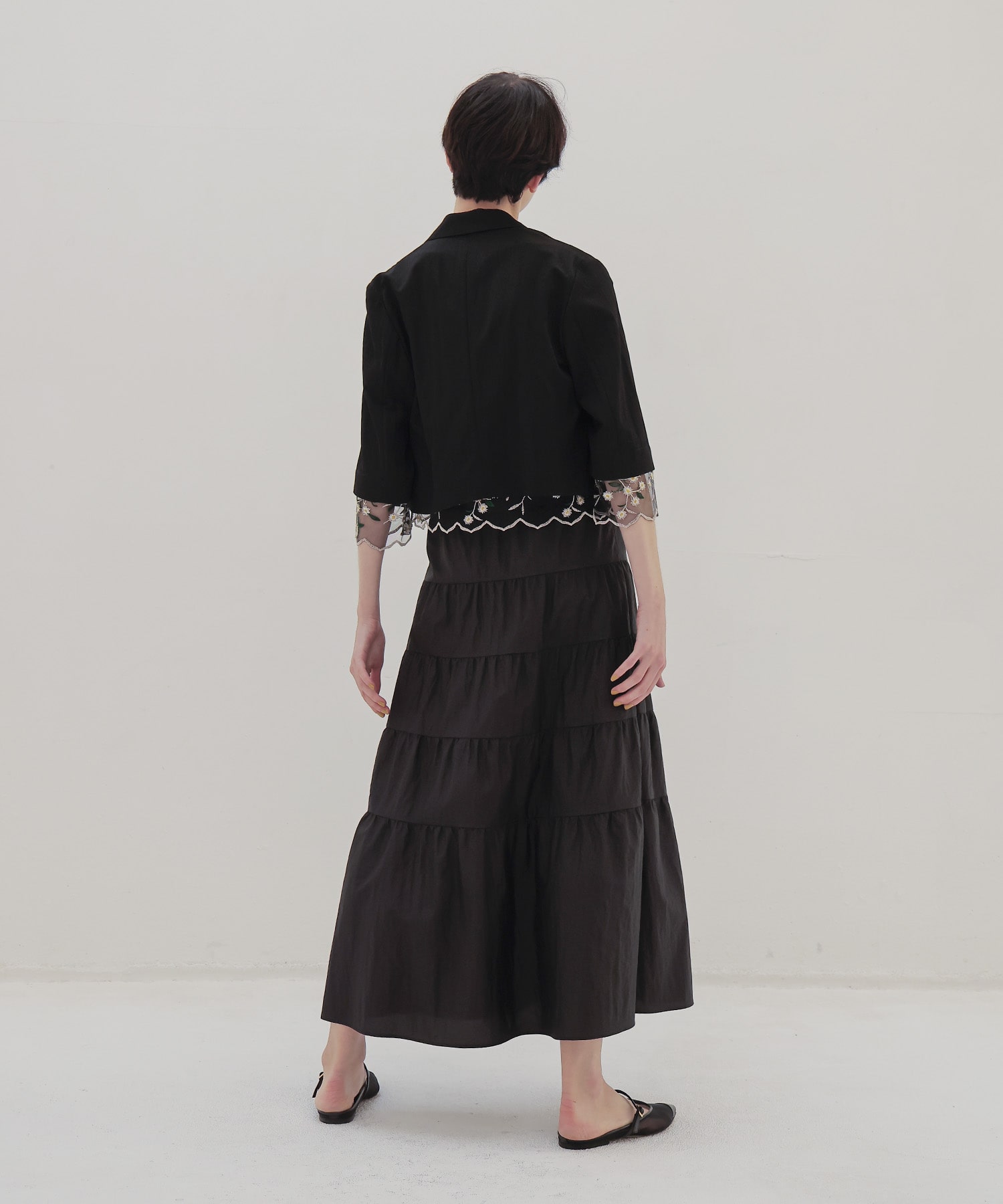 vintage washer tiered skirt