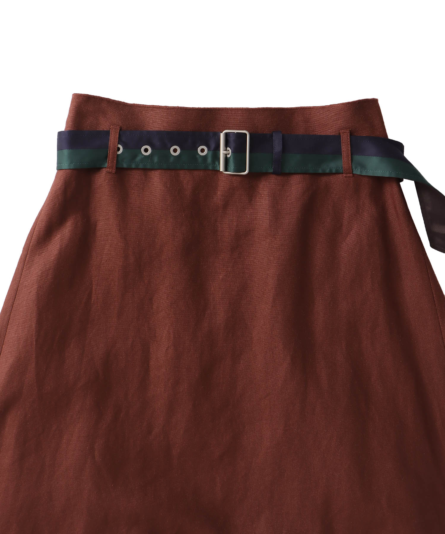 〔お家で試着〕exclusive ramie flare skirt