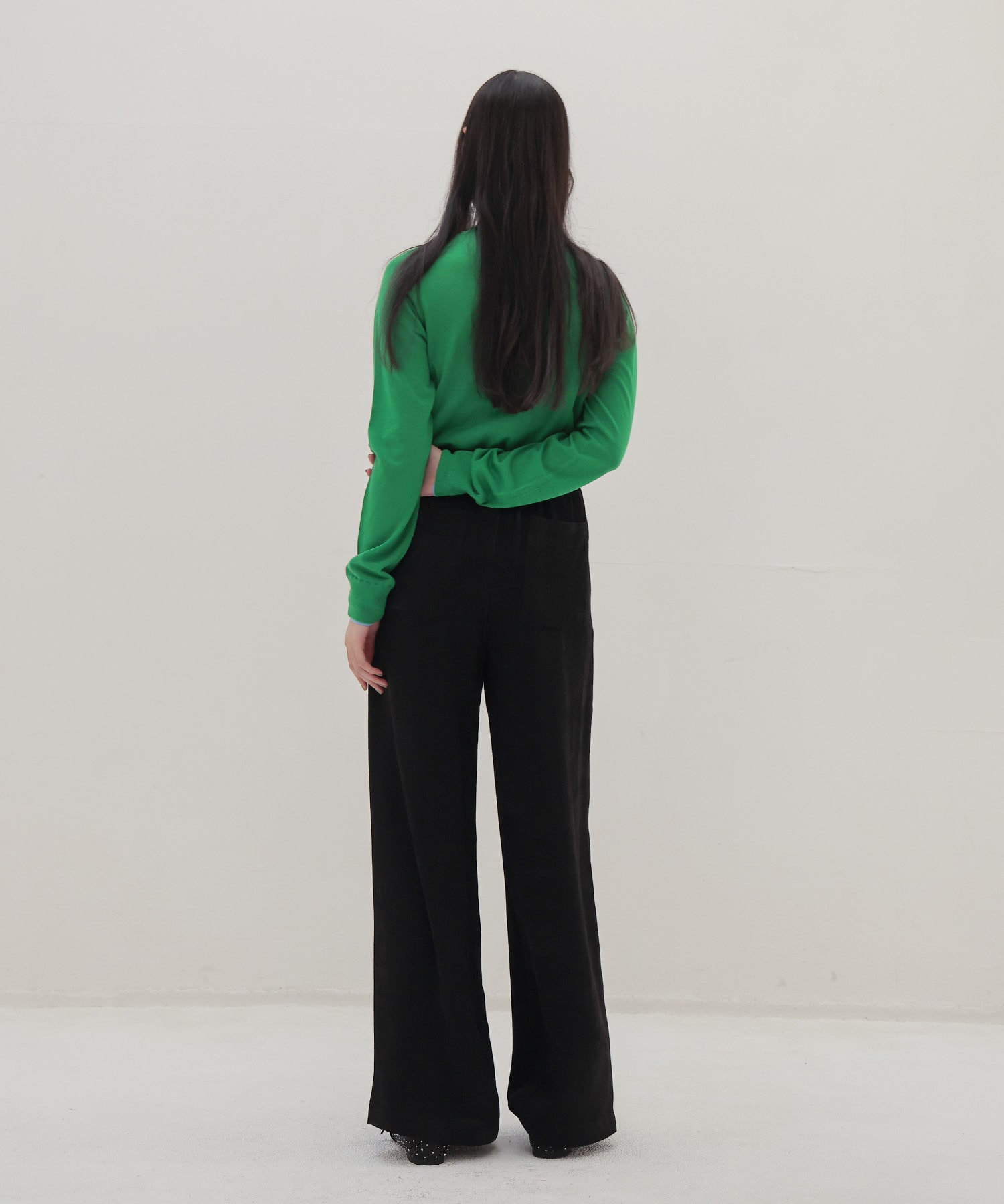 velvet satin relaxy pants