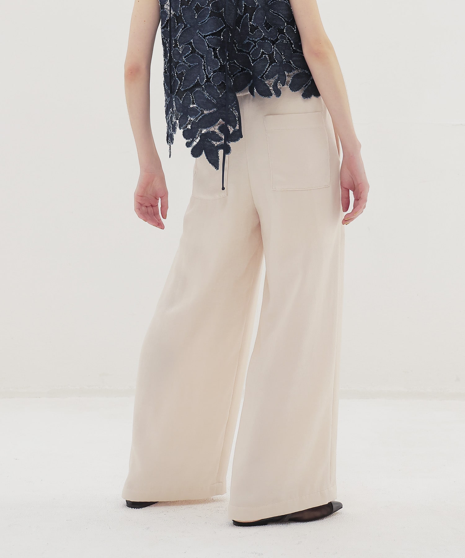 velvet satin relaxy pants