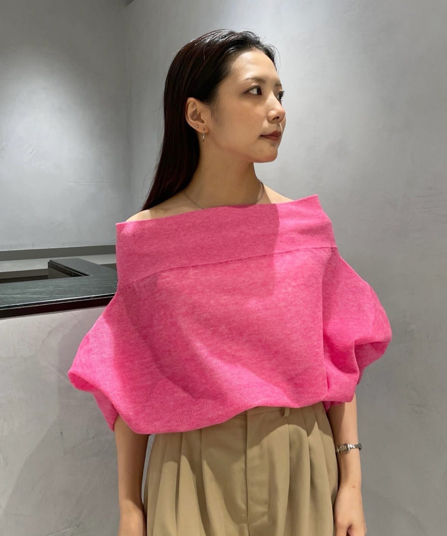 ALLONGE 2way off shoulder pull