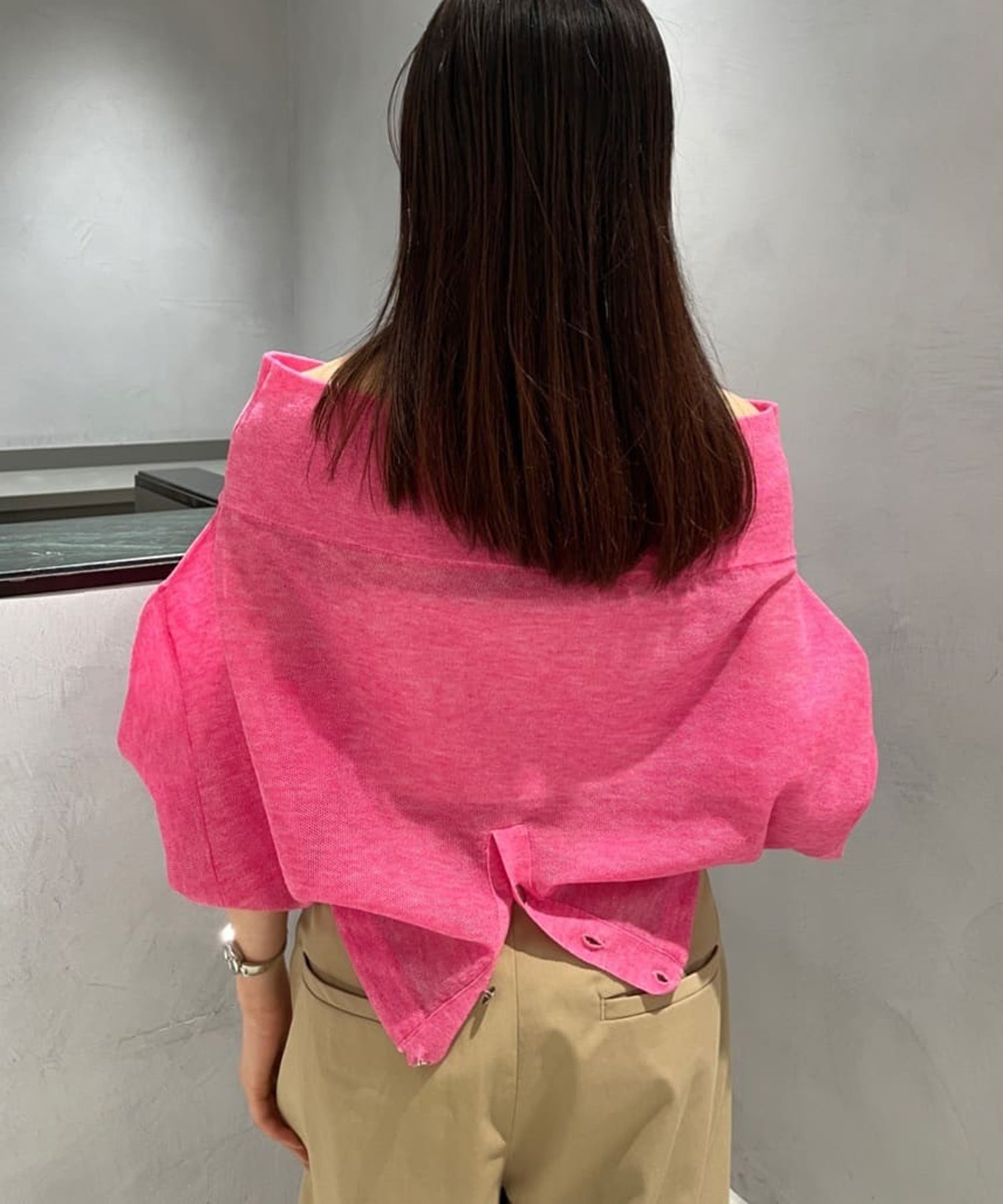 ALLONGE 2way off shoulder pull