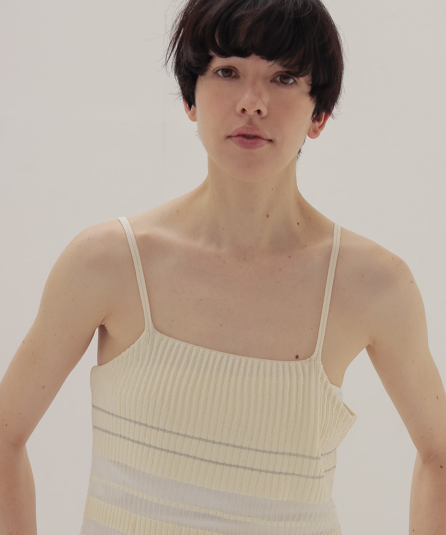 sheer shadow border cami