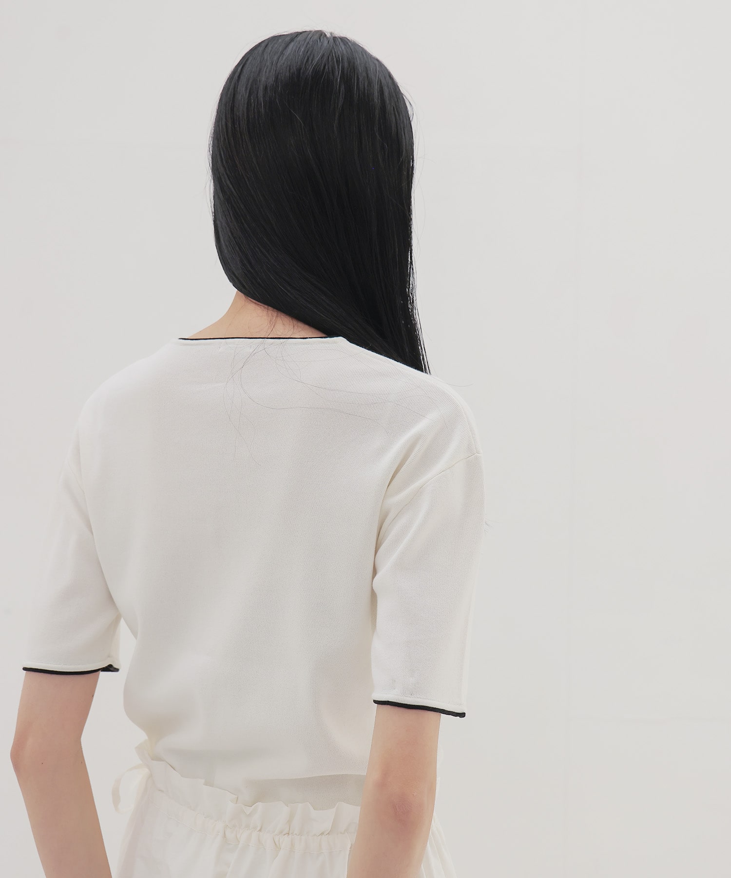 bicolor half sleeve tee