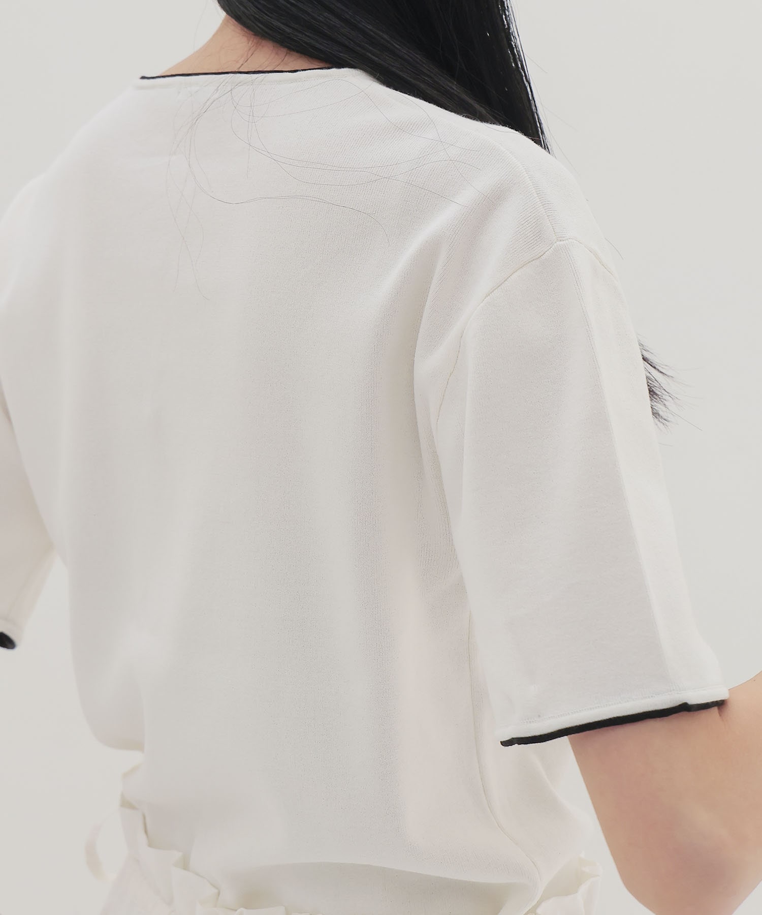 bicolor half sleeve tee