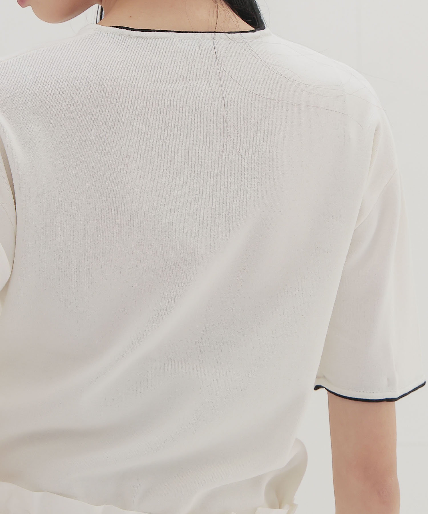 bicolor half sleeve tee