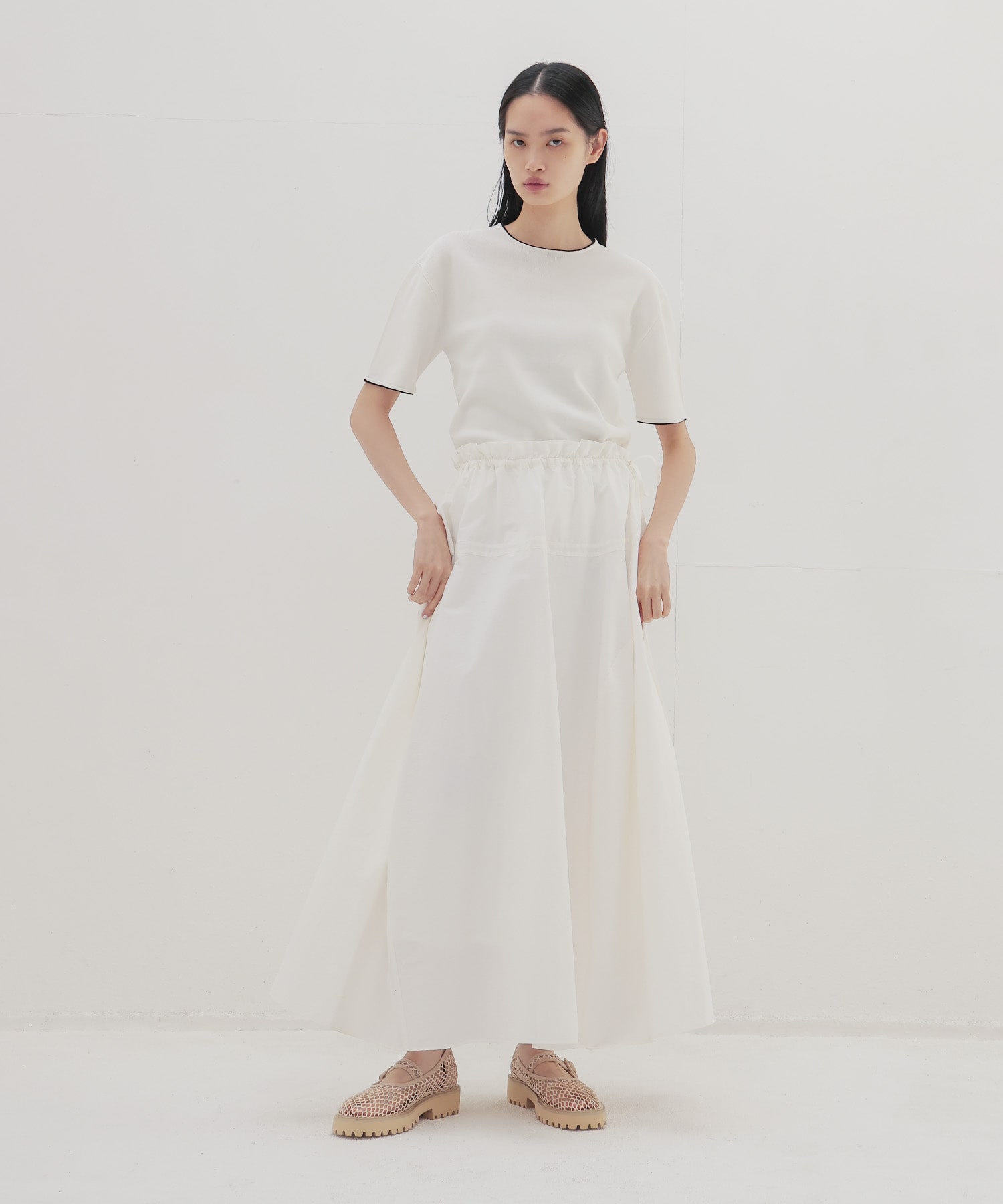 bicolor half sleeve tee