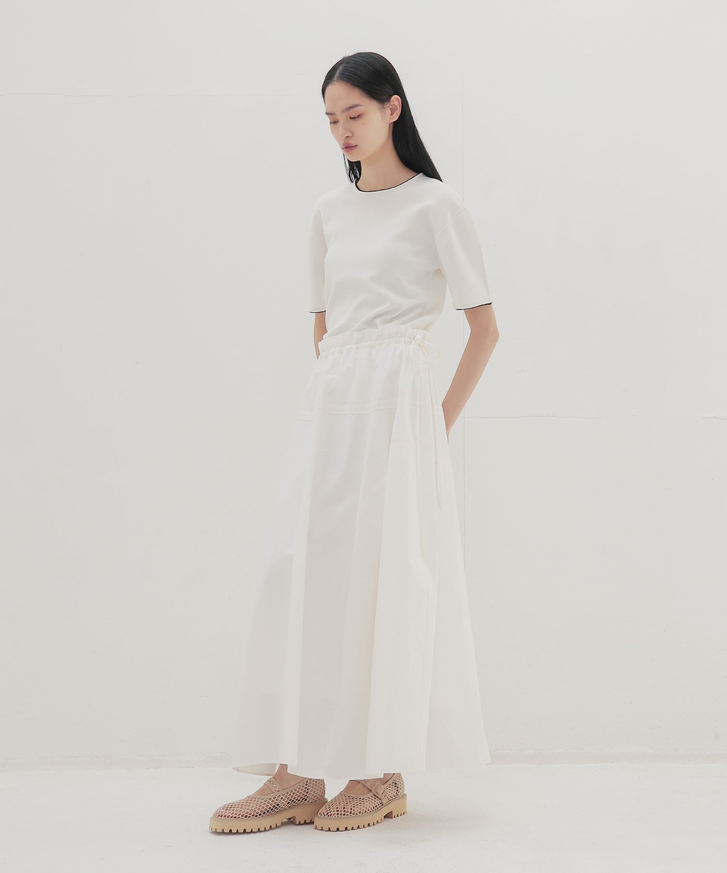 bicolor half sleeve tee