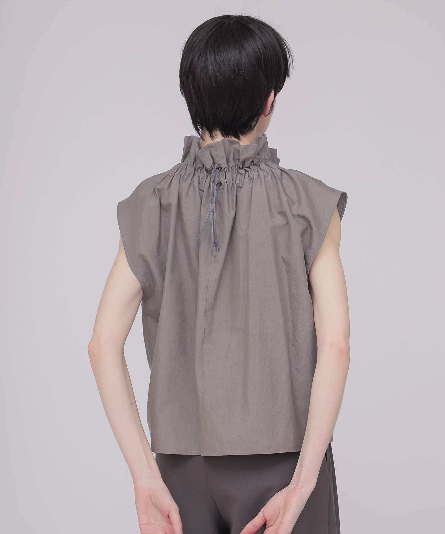 2way frill collar blouse