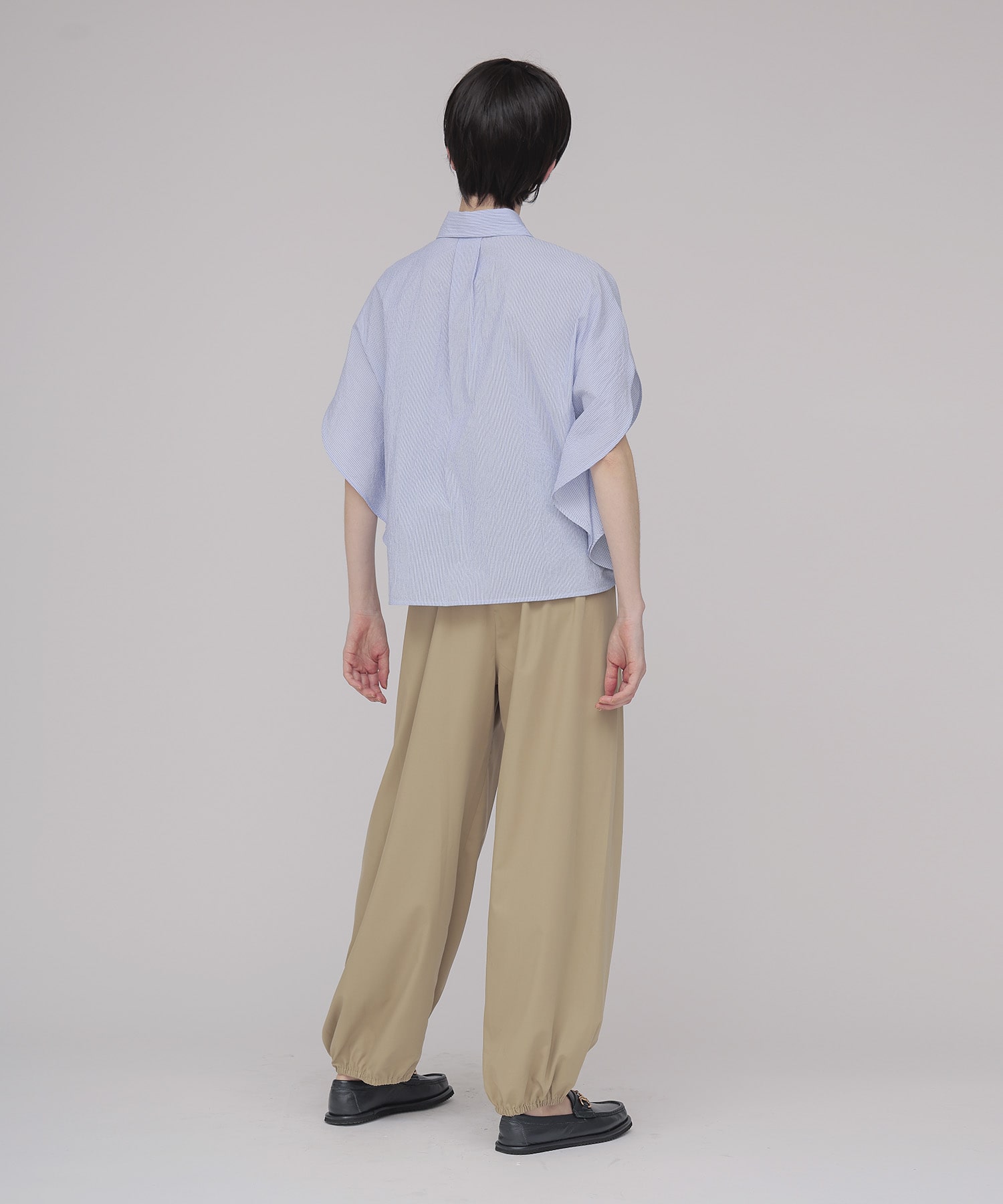 cordlane circle flare sleeve shirt