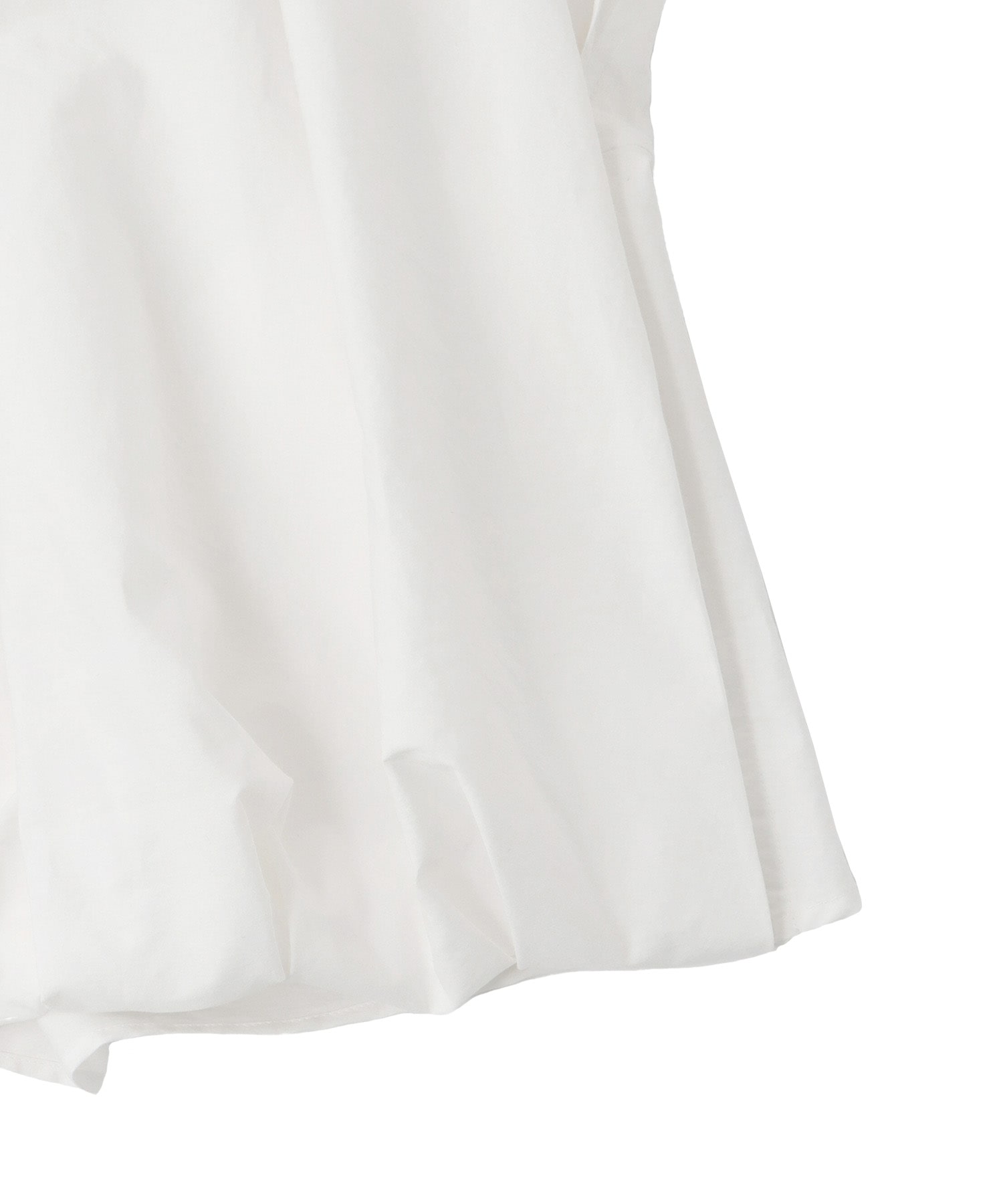 balloon sleeveless zip blouse