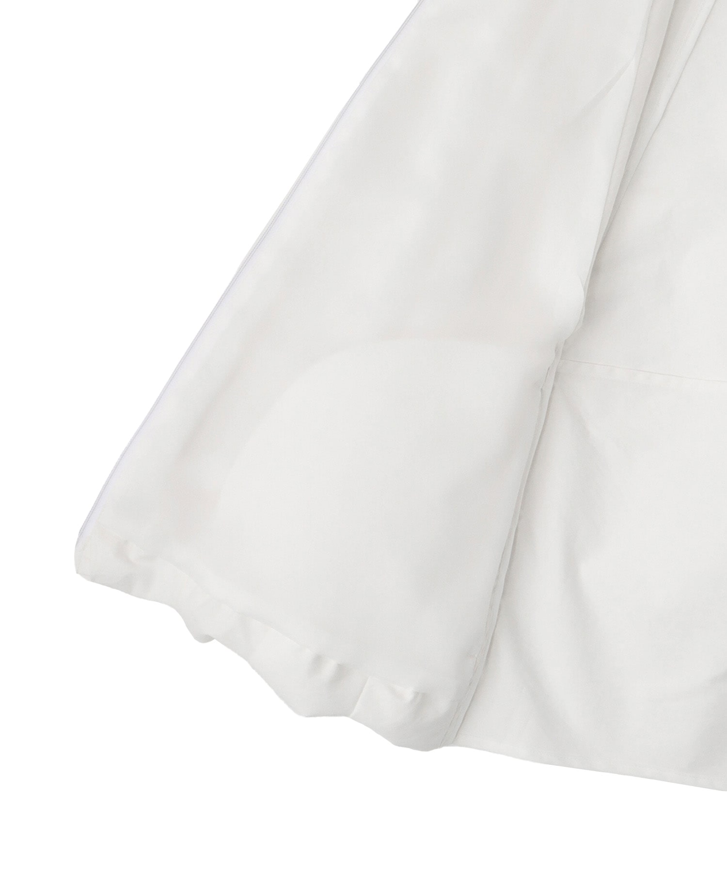 balloon sleeveless zip blouse