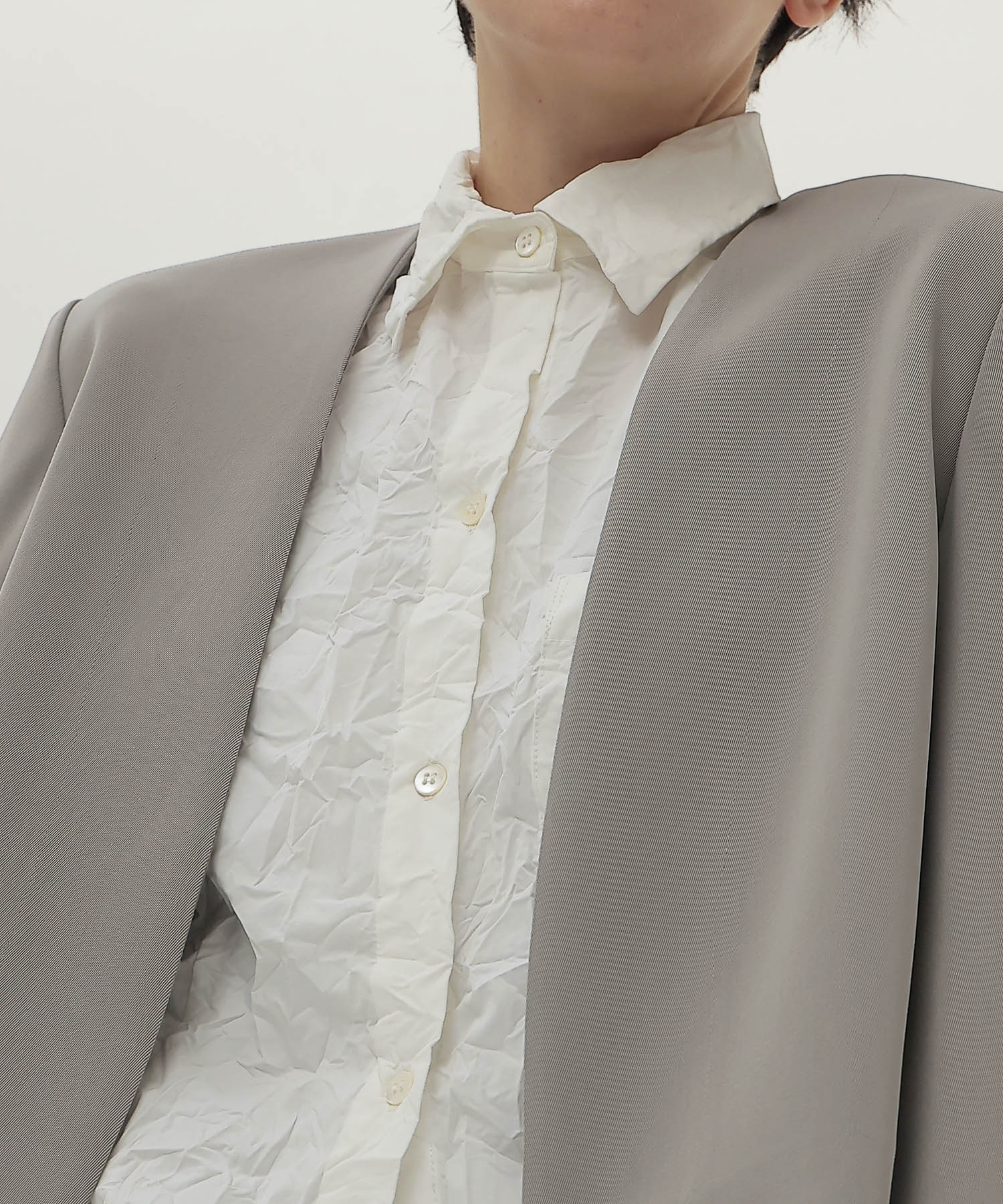 slit sleeve cape jacket