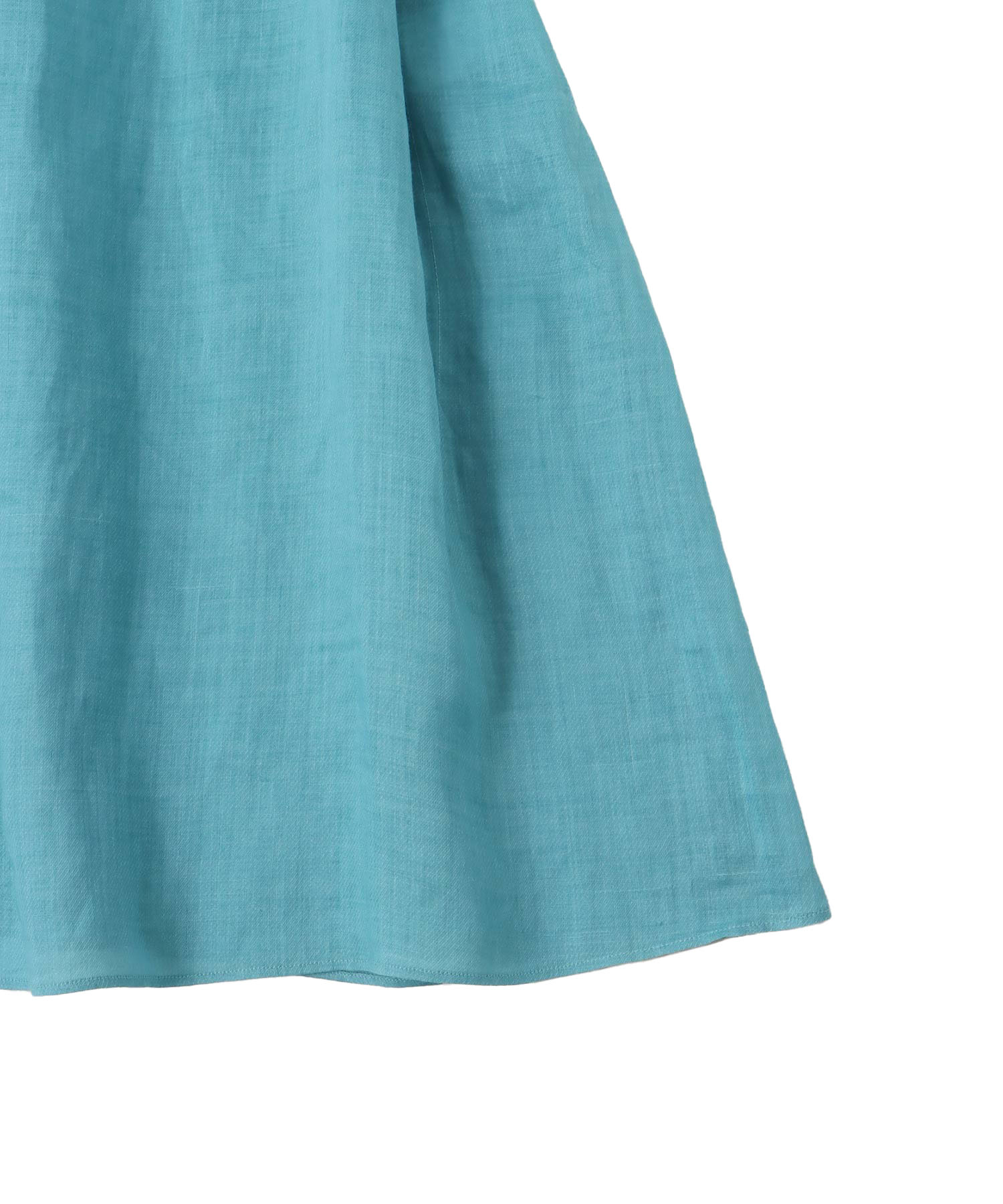 lace sleeves sheer linen dress