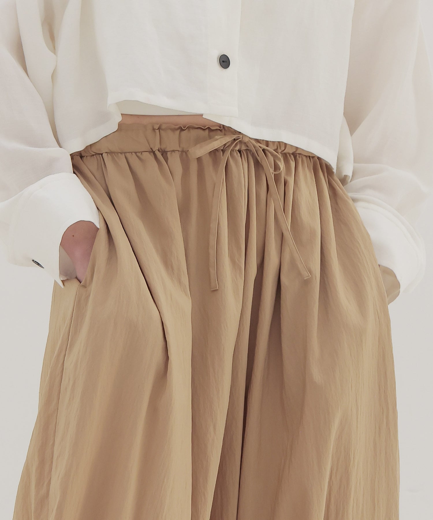 gather balloon pants