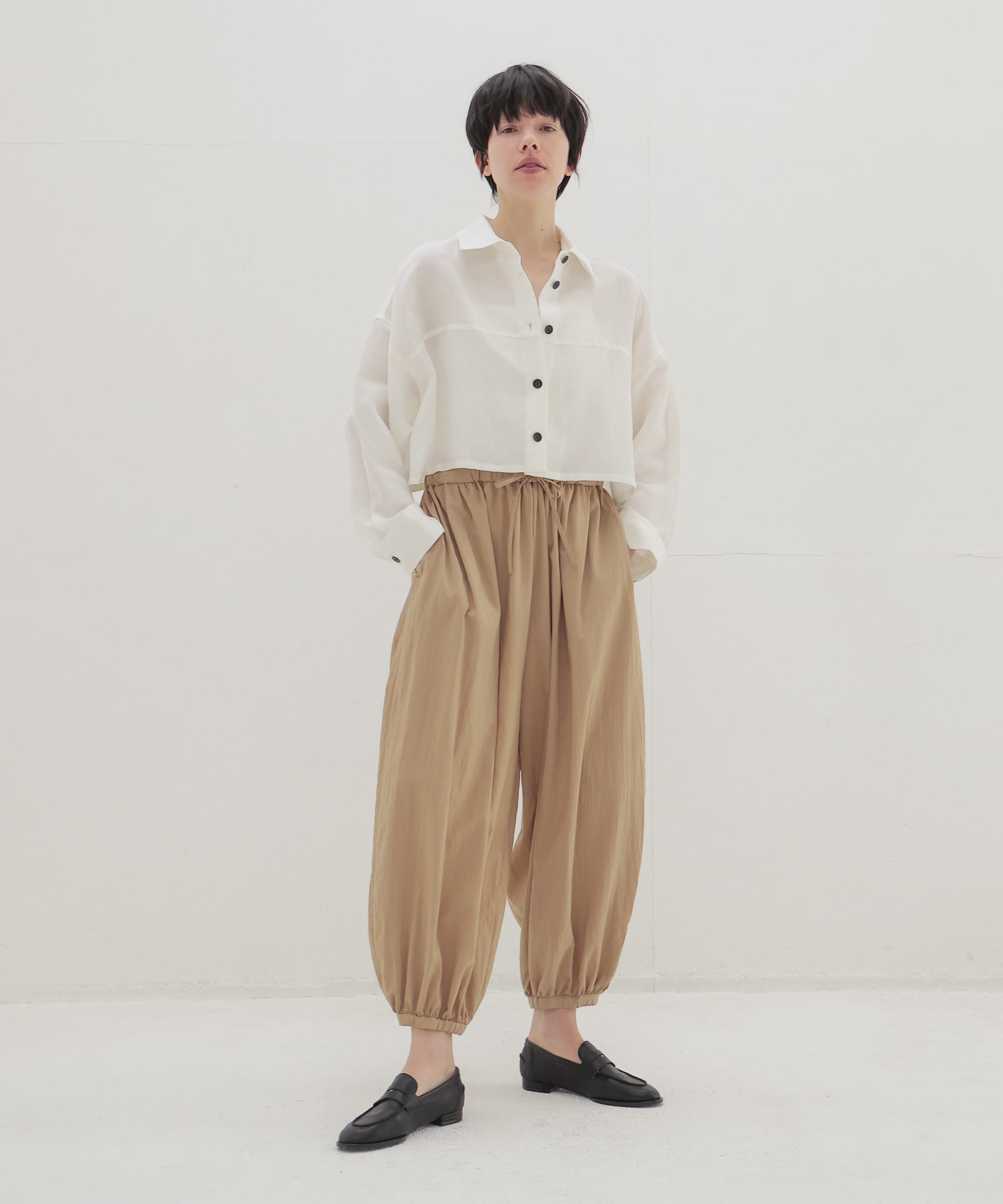 gather balloon pants