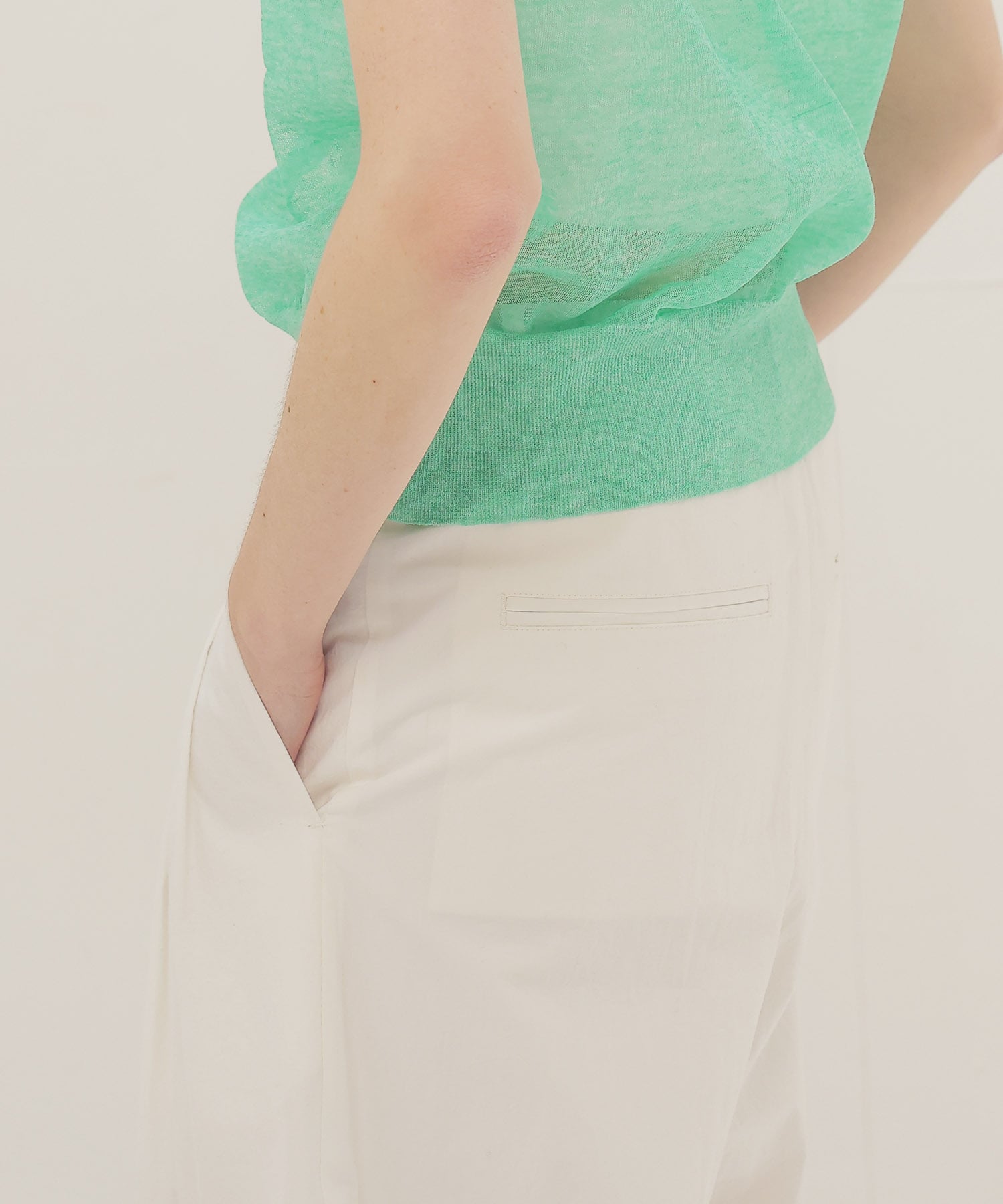 cotton effortless wide pants