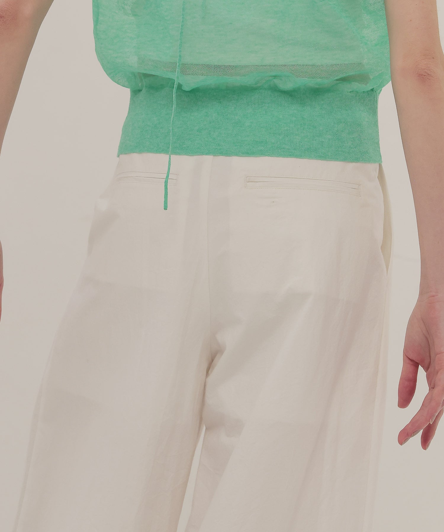 cotton effortless wide pants