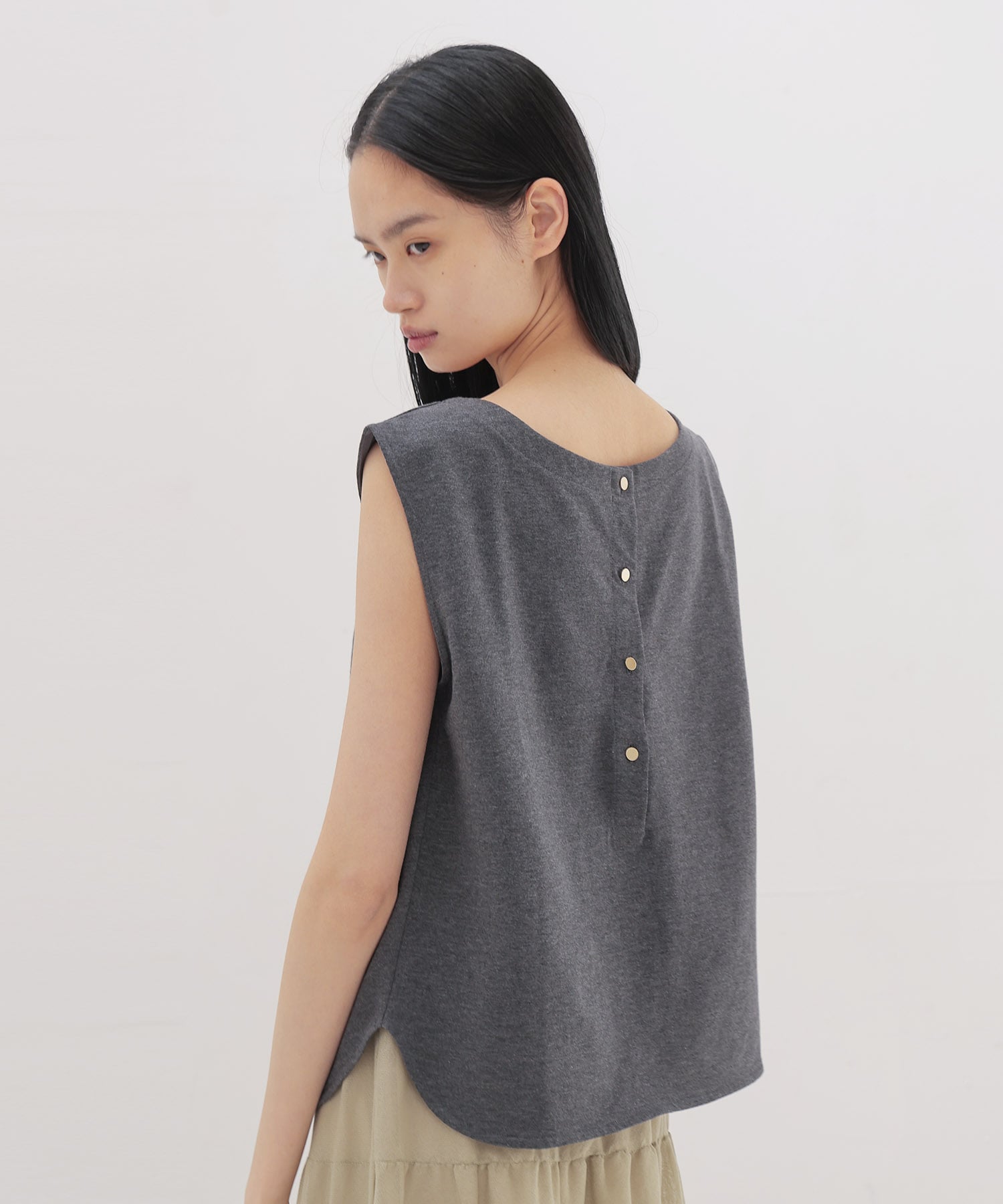 〔お家で試着〕light inlay stitch 2way pullover