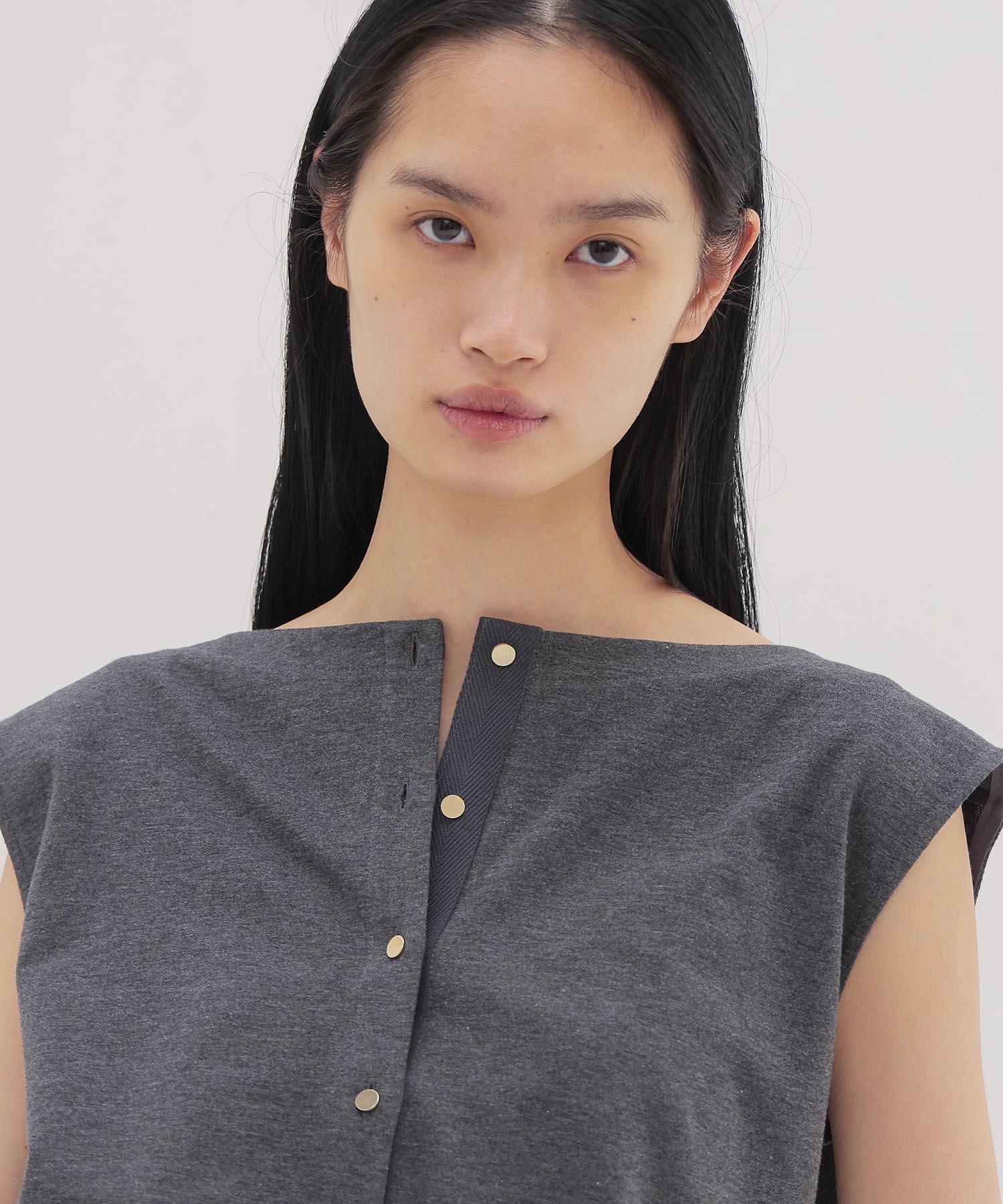 〔お家で試着〕light inlay stitch 2way pullover