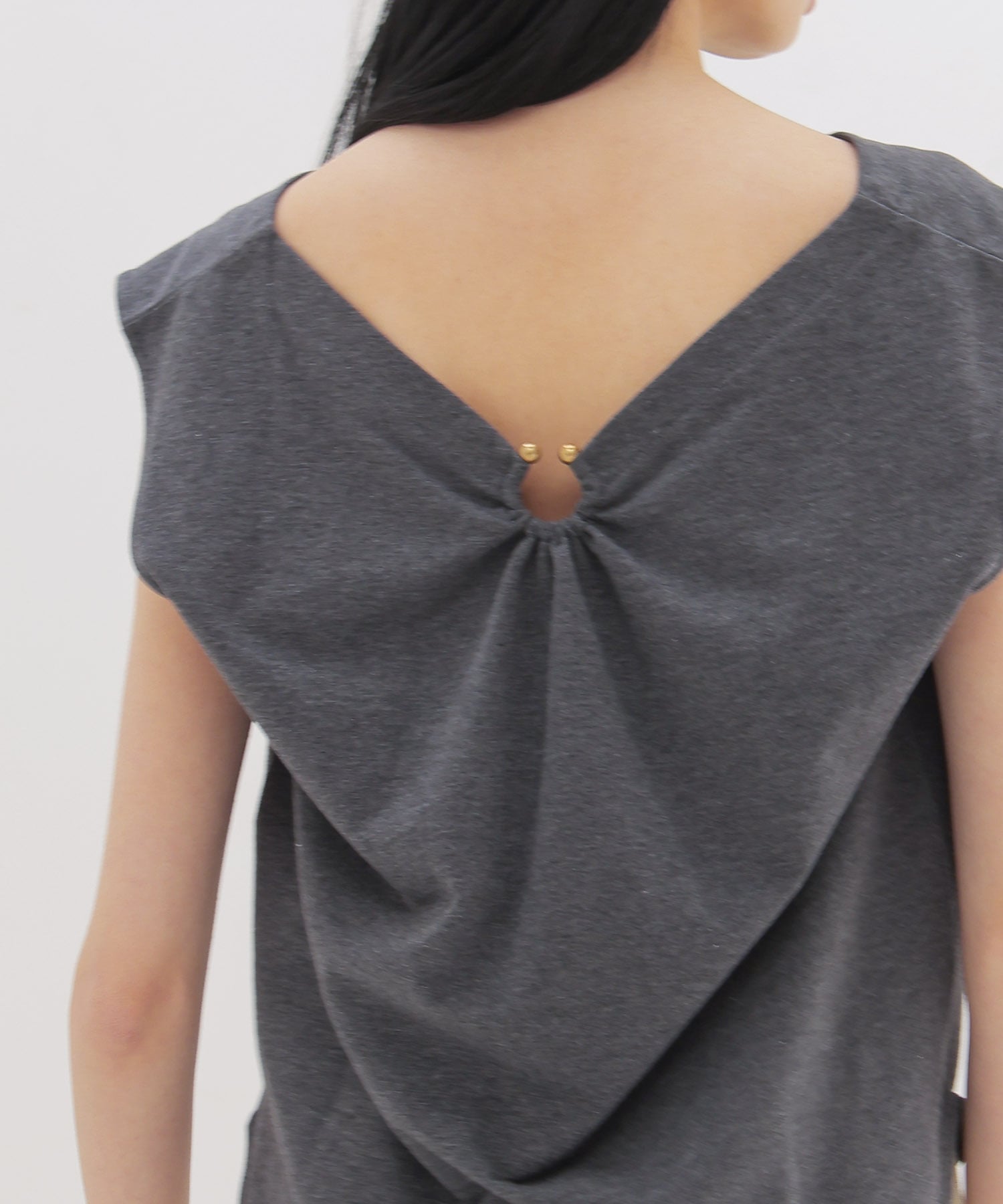 〔お家で試着〕light inlay stitch 2way pullover