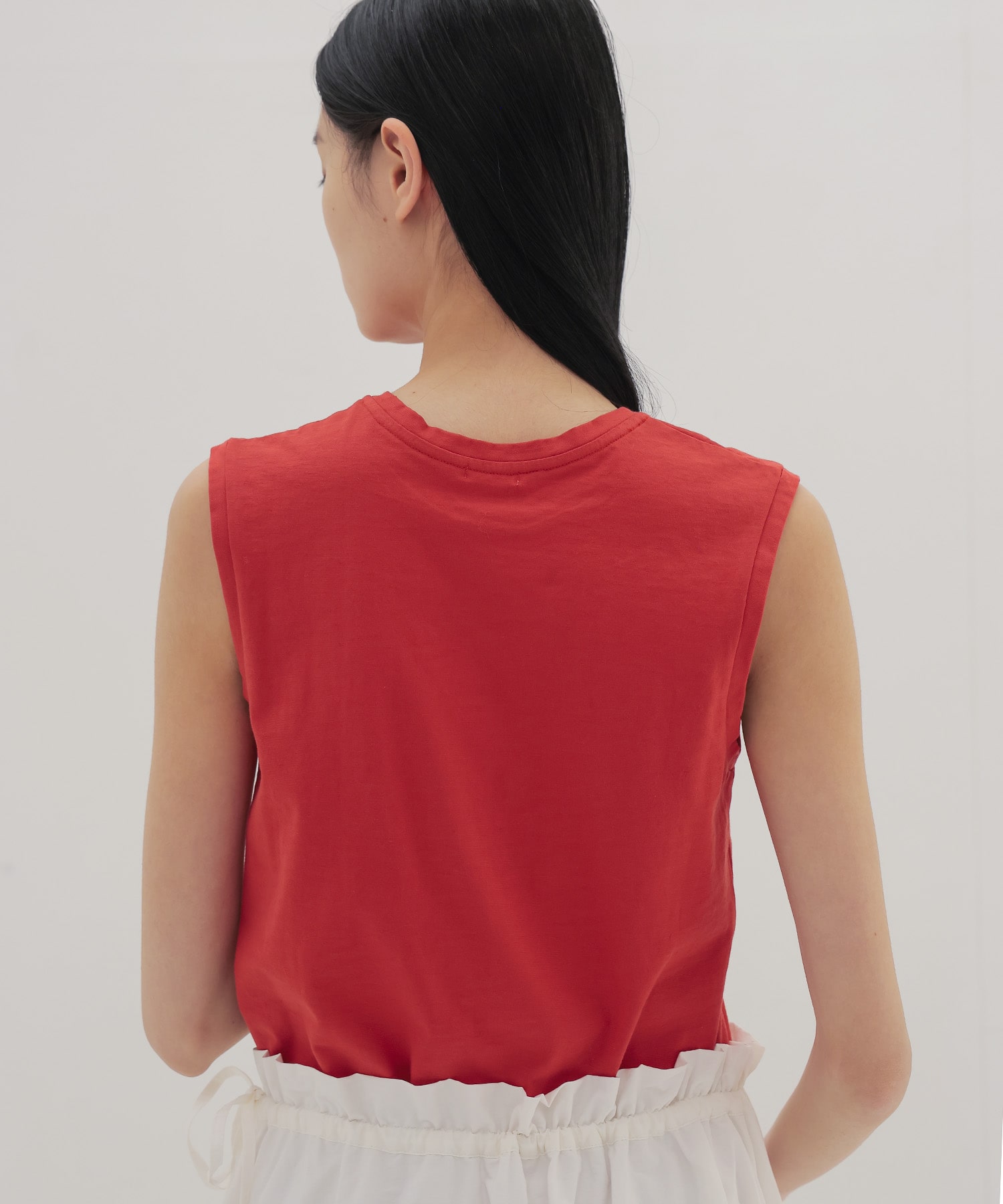 〔お家で試着〕color sleeveless tee