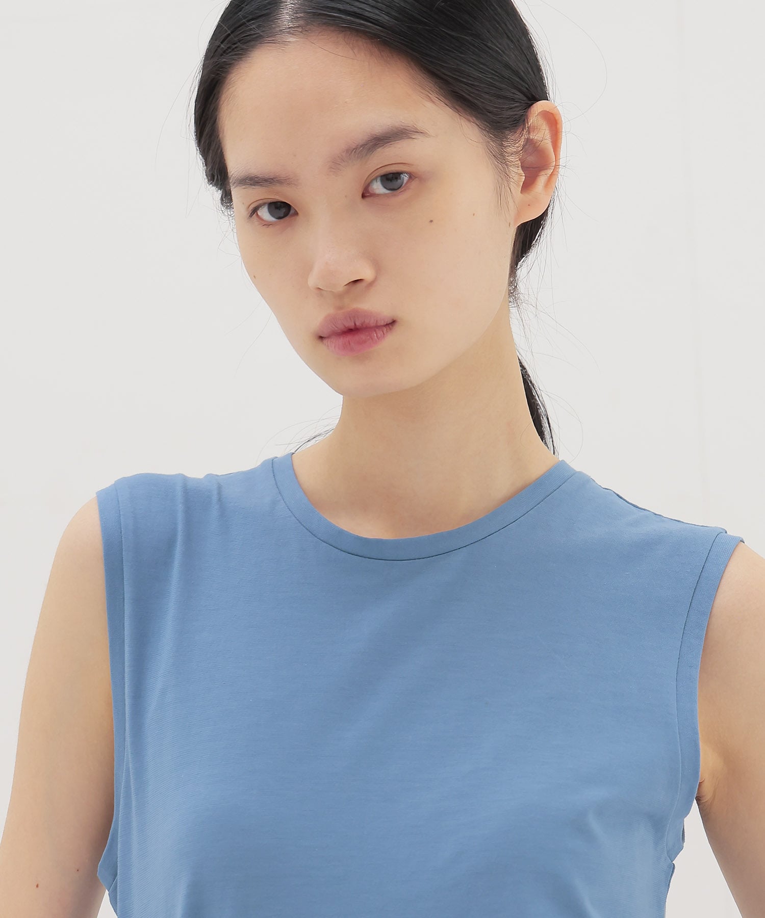 〔お家で試着〕color sleeveless tee