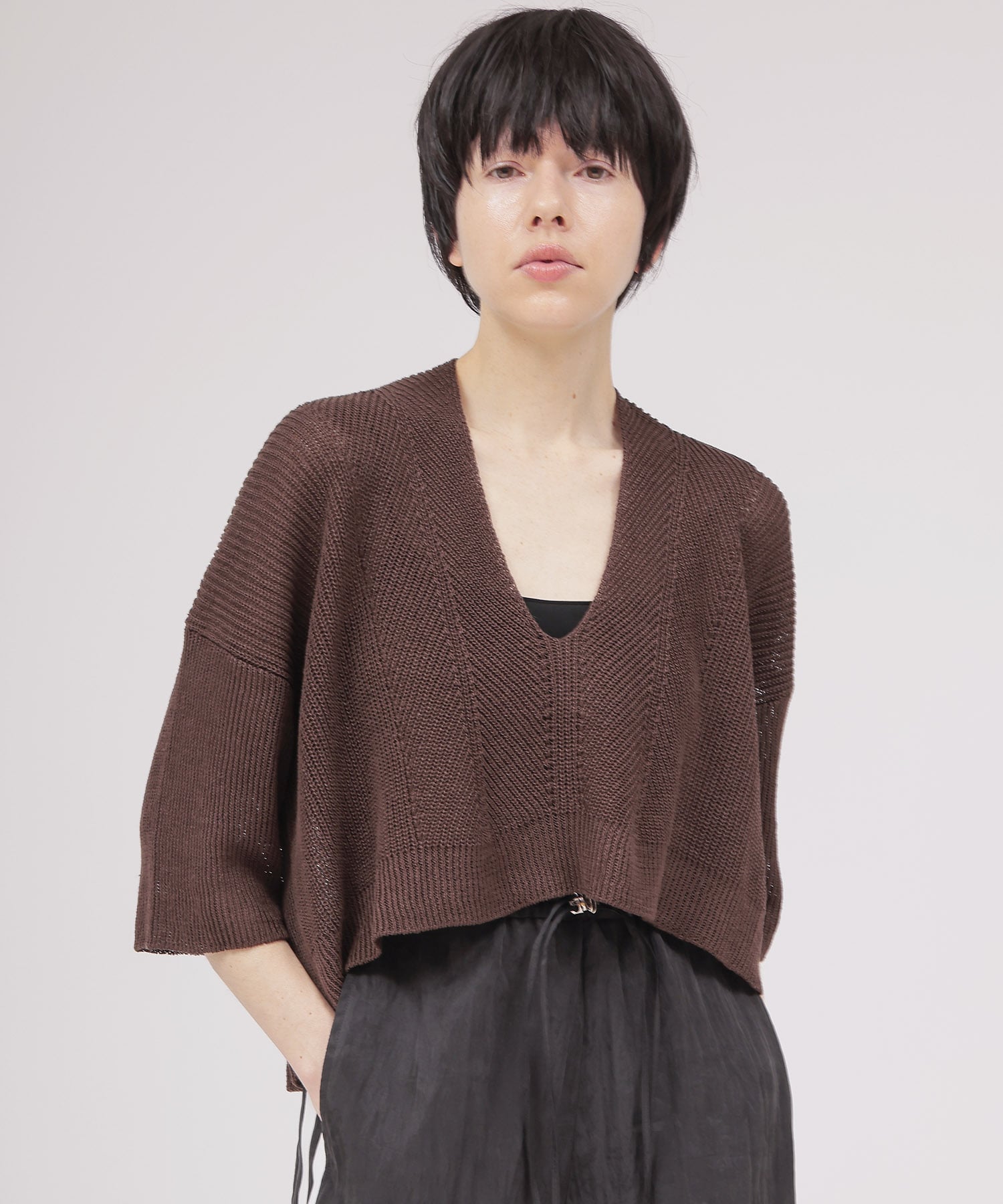 linen relax 2way pullover