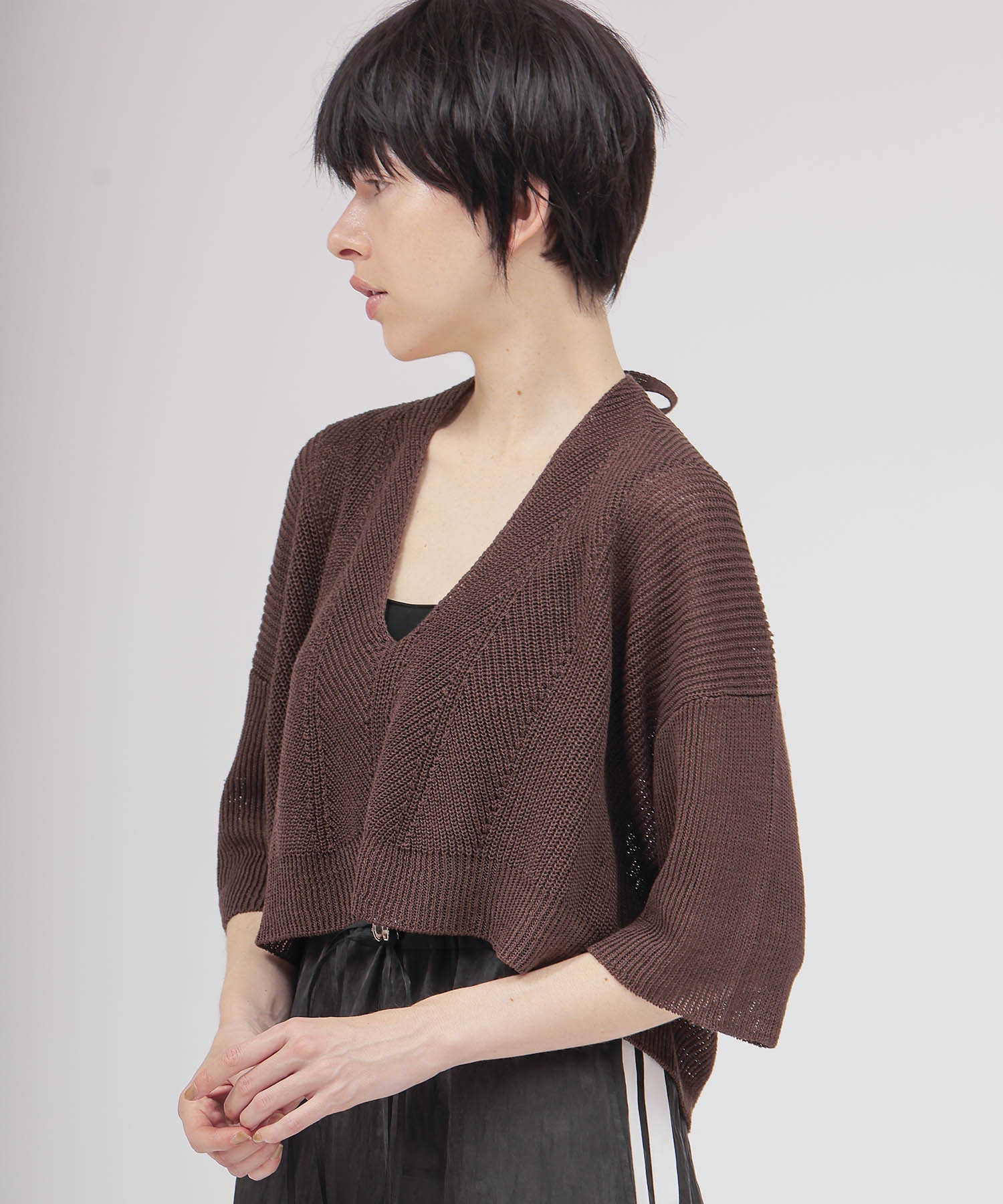 linen relax 2way pullover