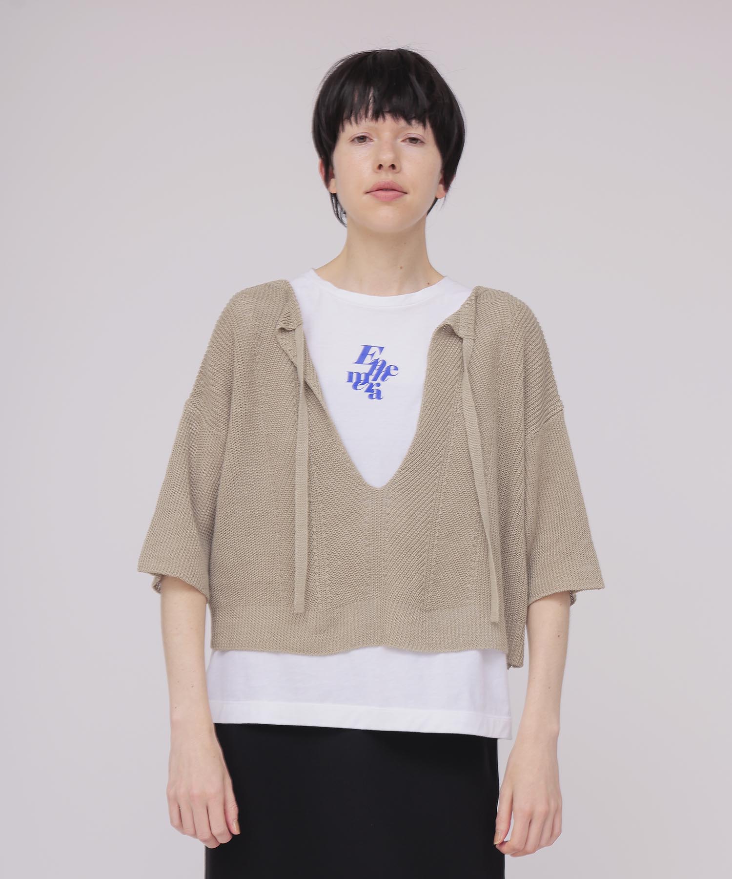 linen relax 2way pullover