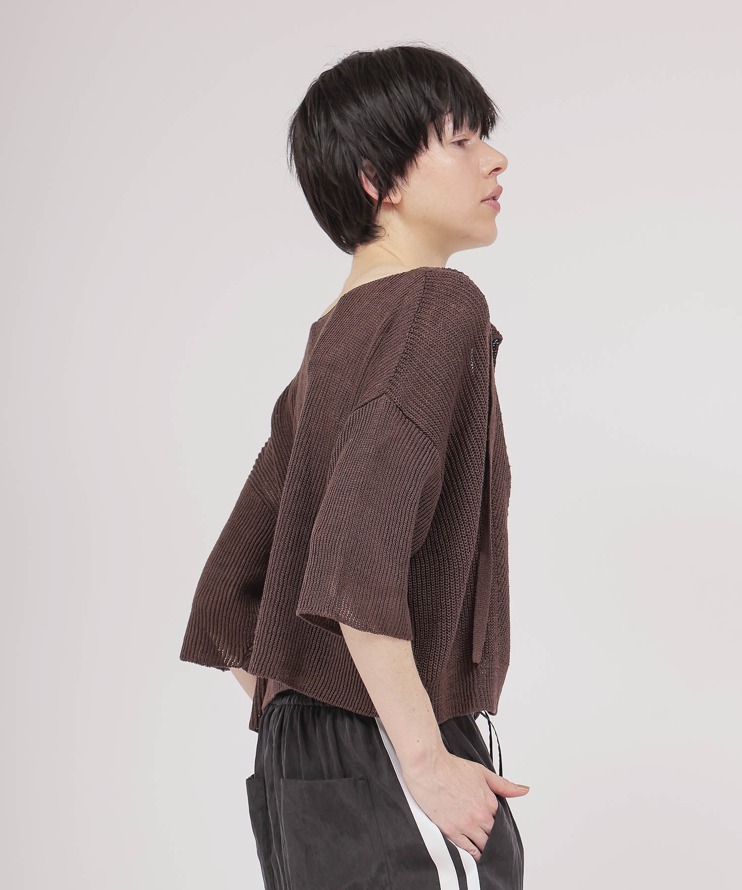 linen relax 2way pullover