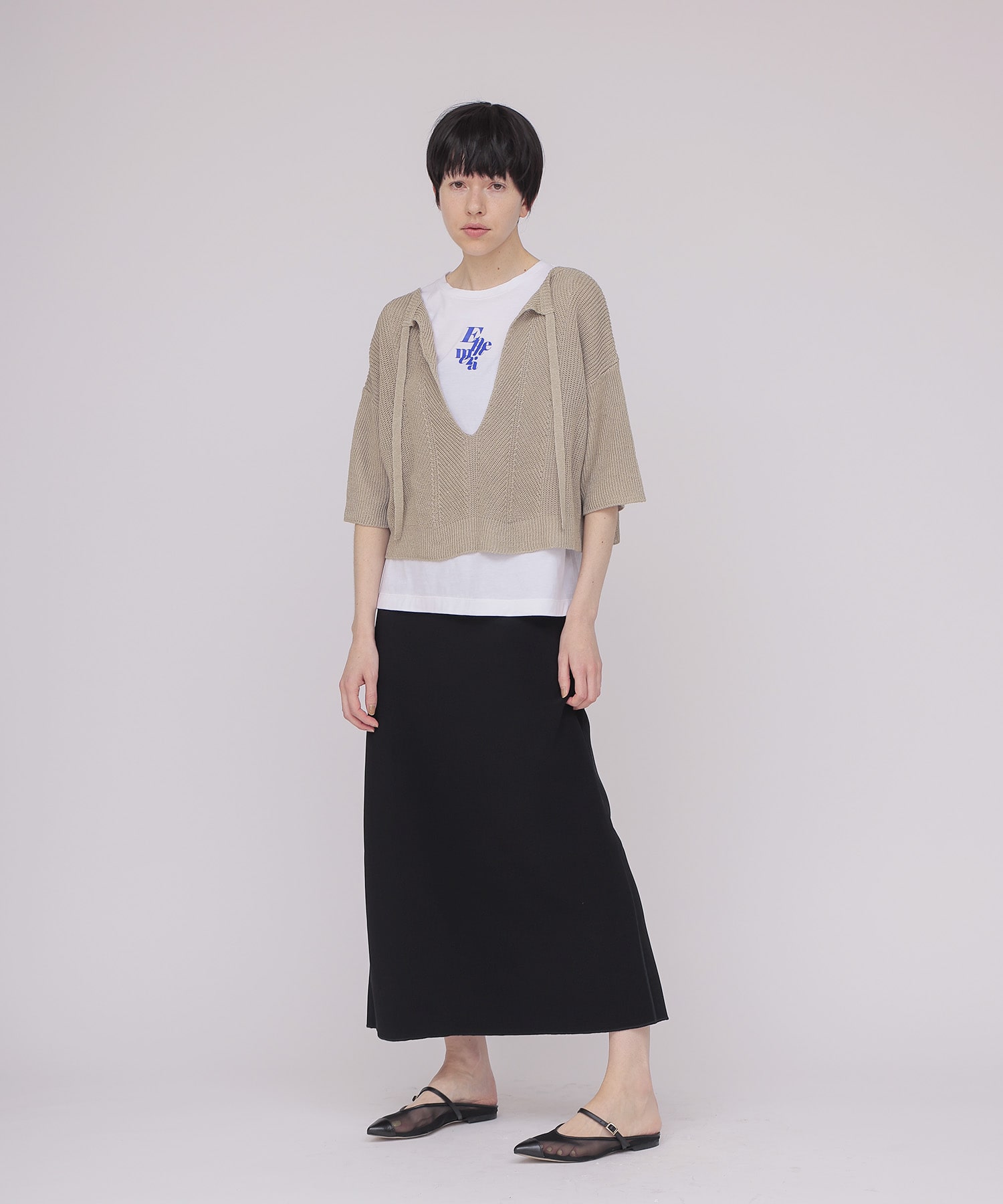 linen relax 2way pullover