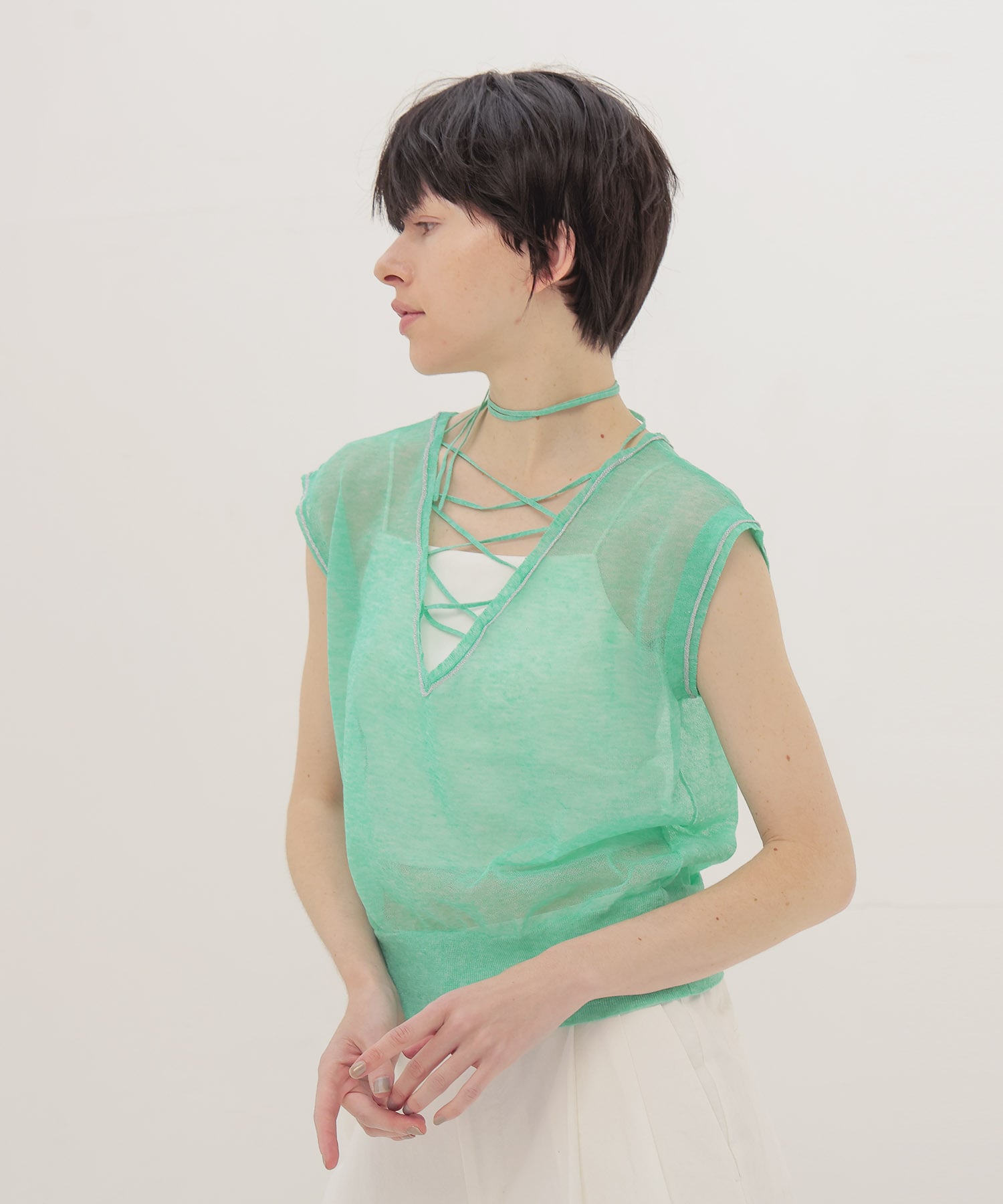 ALLONGE sleeveless pull