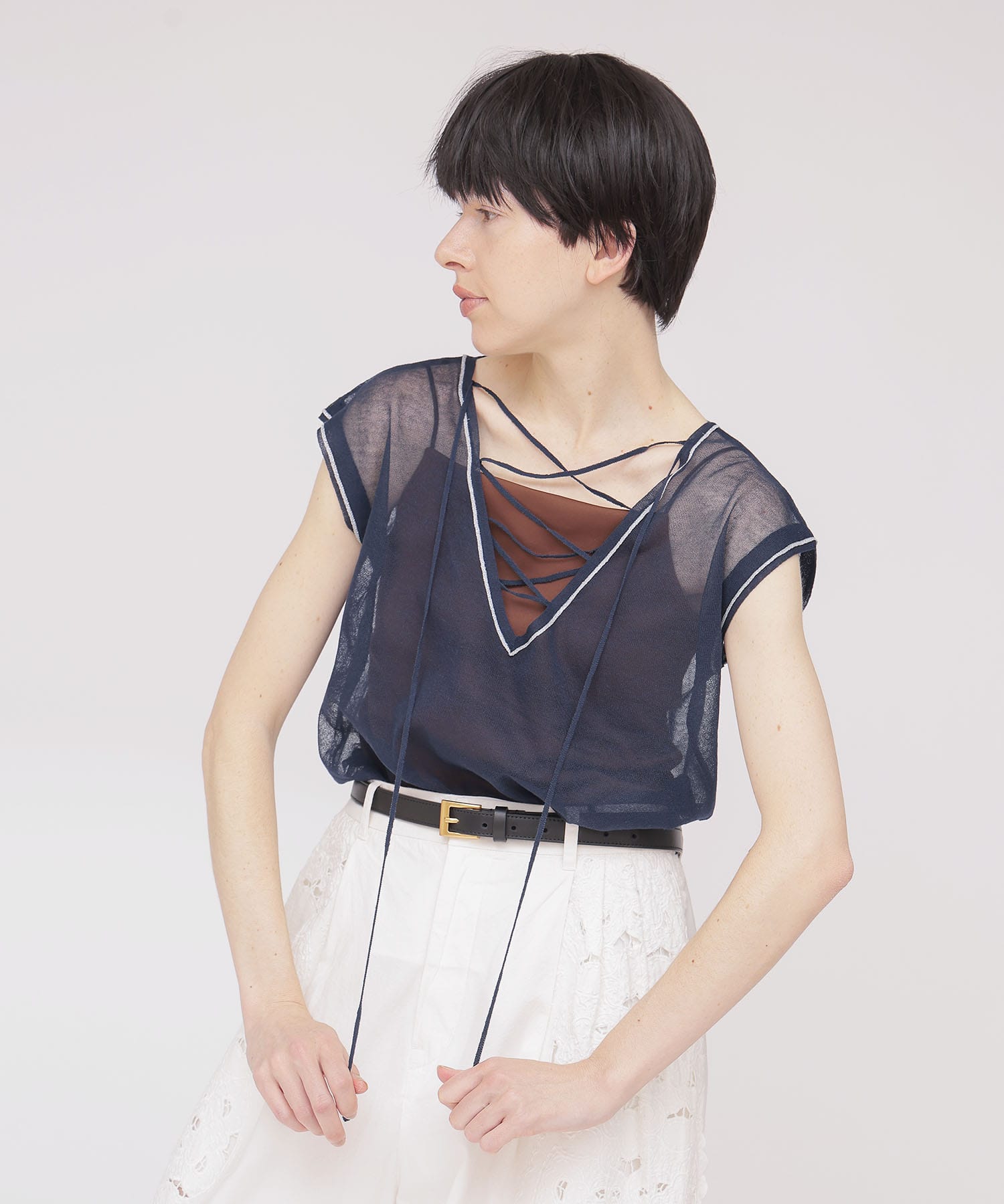 ALLONGE sleeveless pull
