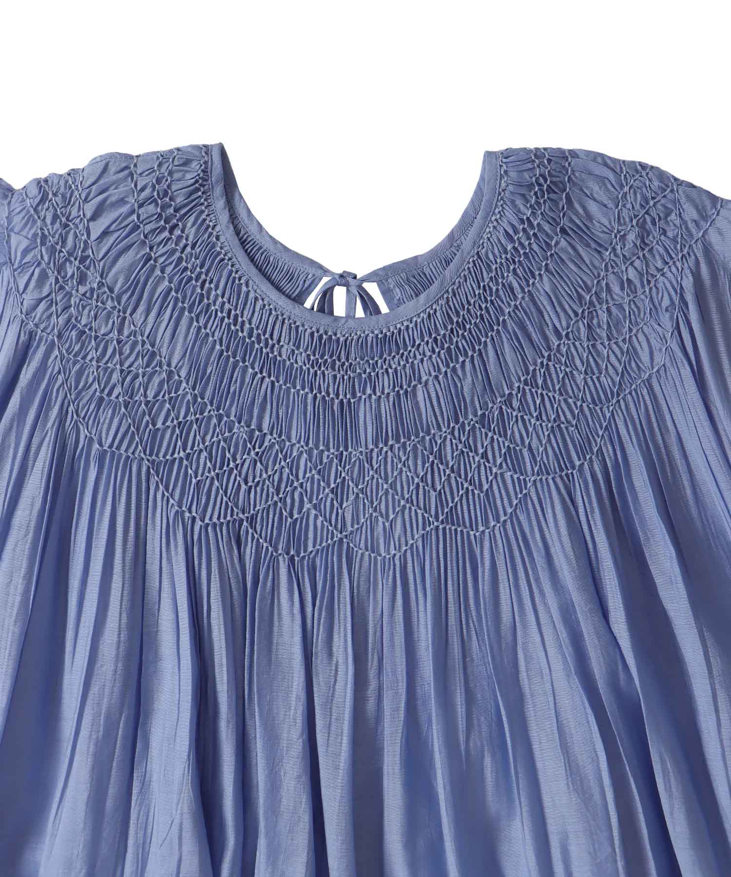 〔お家で試着〕indian embroidery voile dress