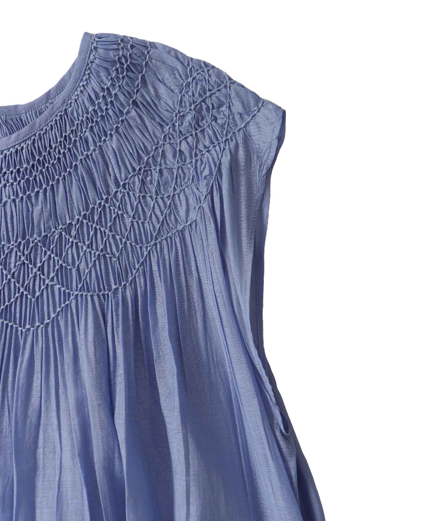 〔お家で試着〕indian embroidery voile dress