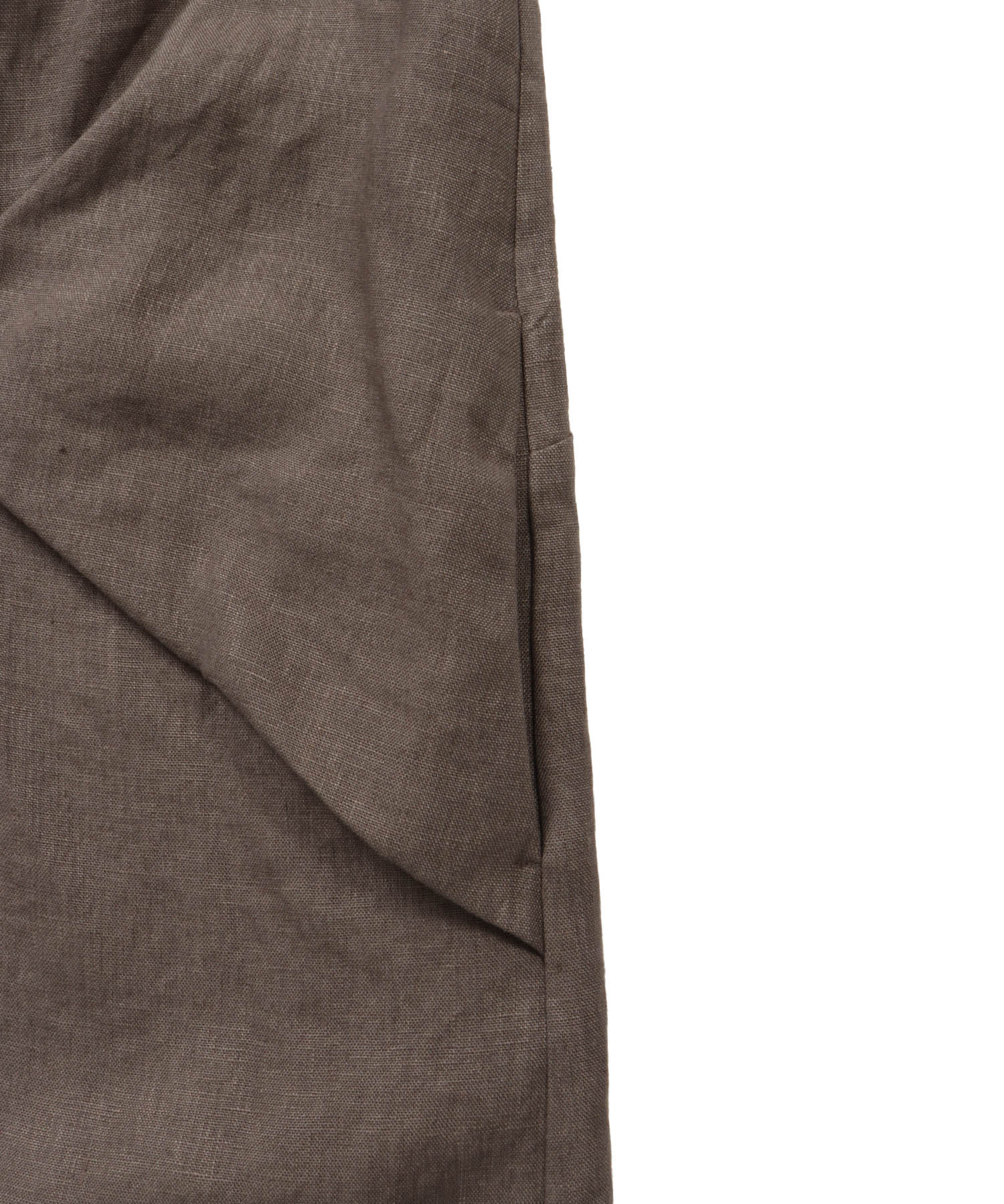 linen twist dress