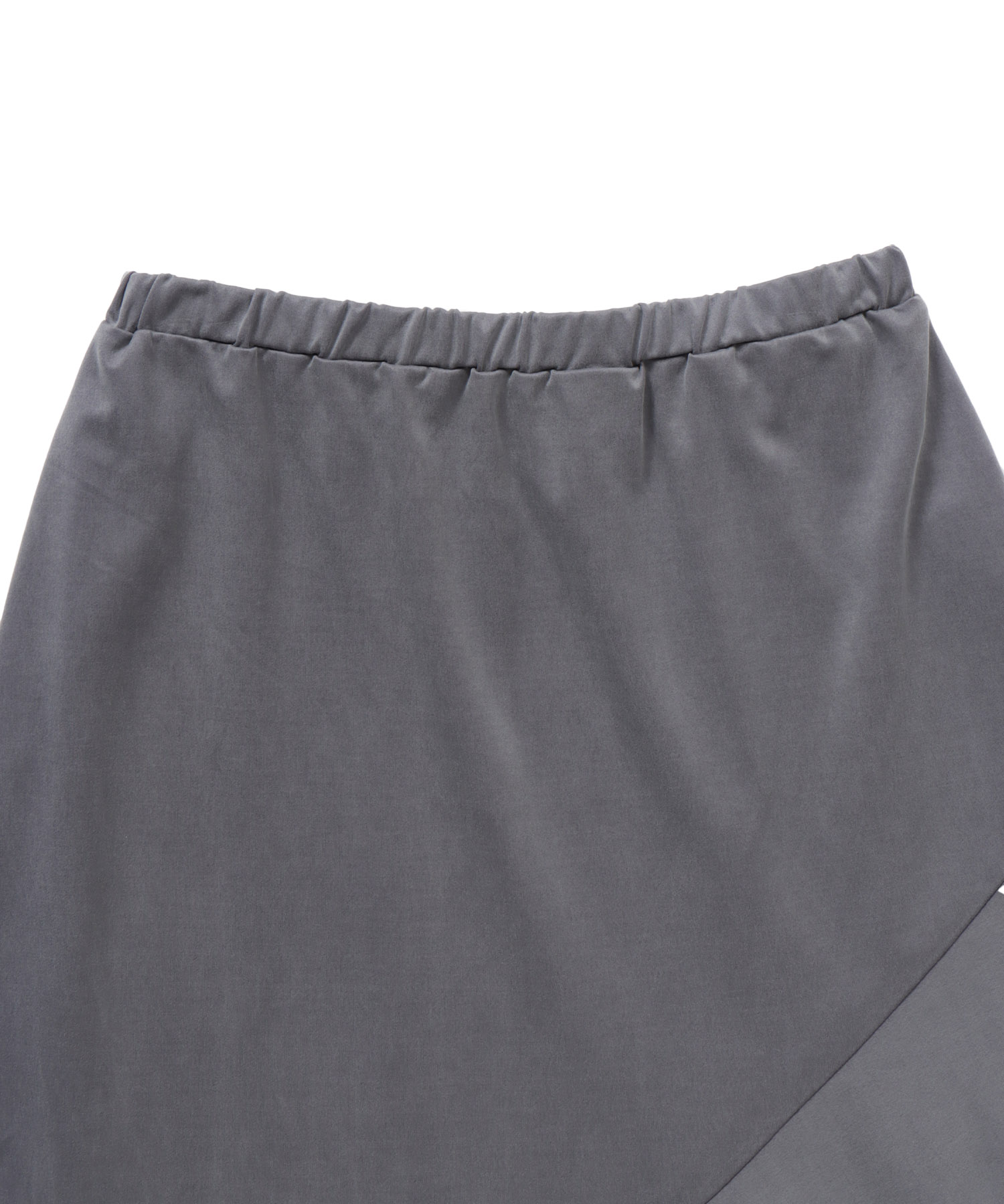 asymmetric flare jersey skirt