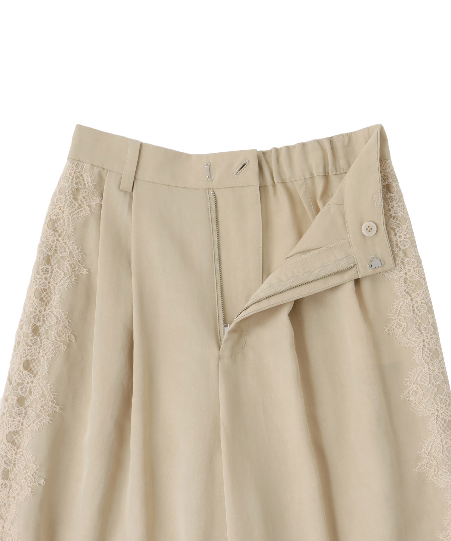 side lace trousers