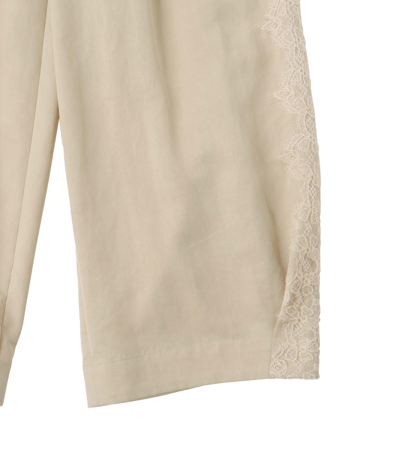 side lace trousers