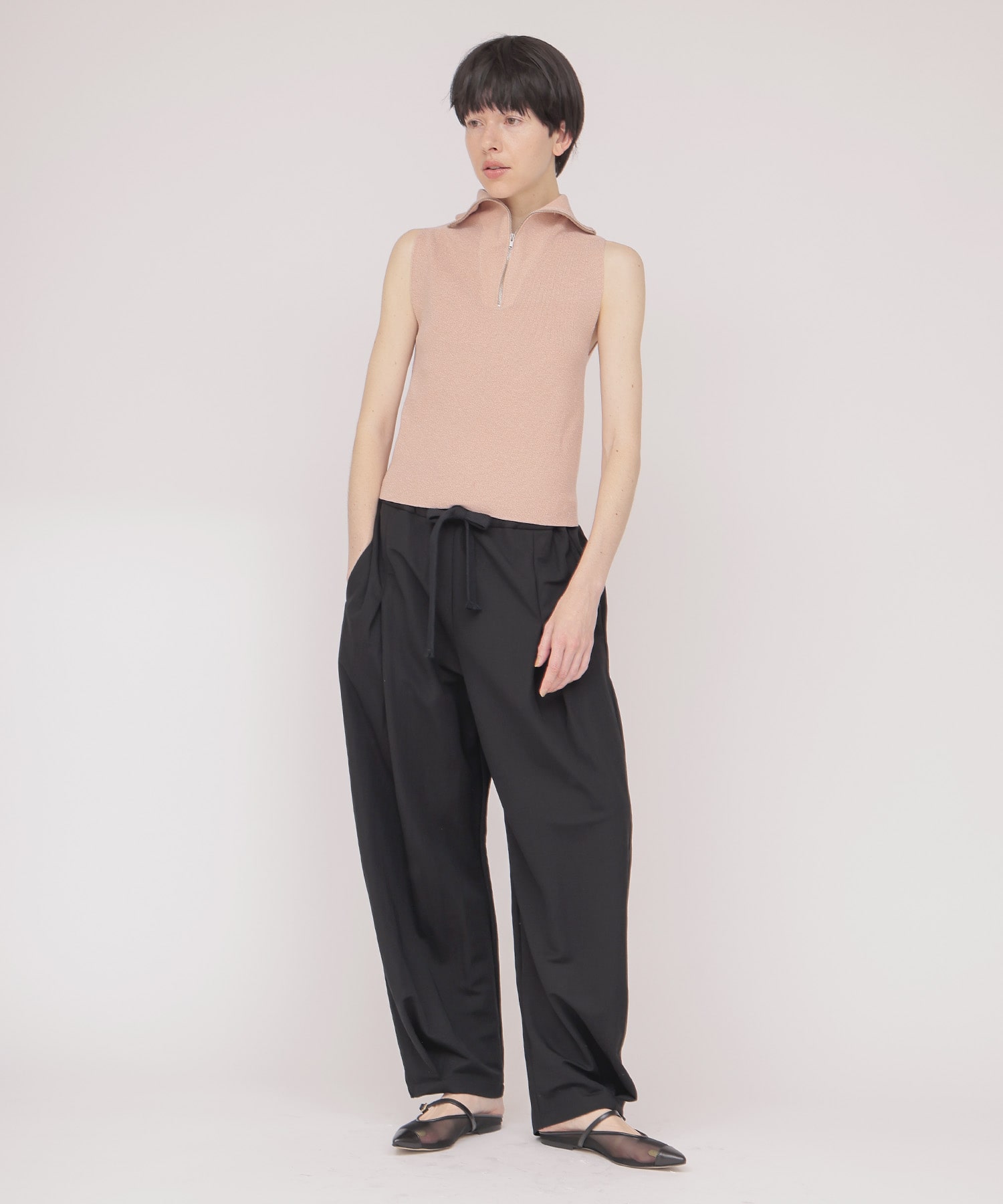 ankle tuck trouser