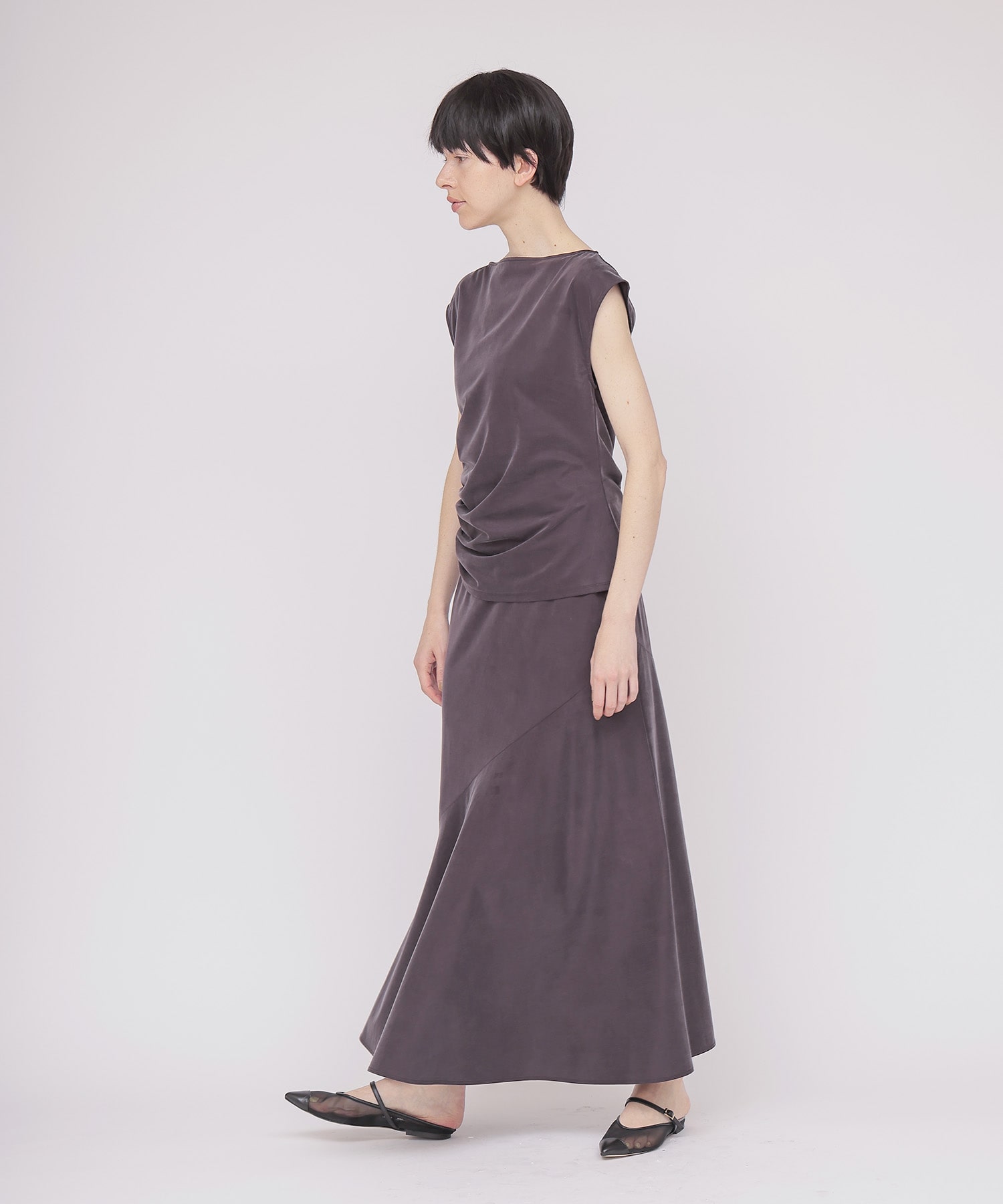 side drape jersey tops