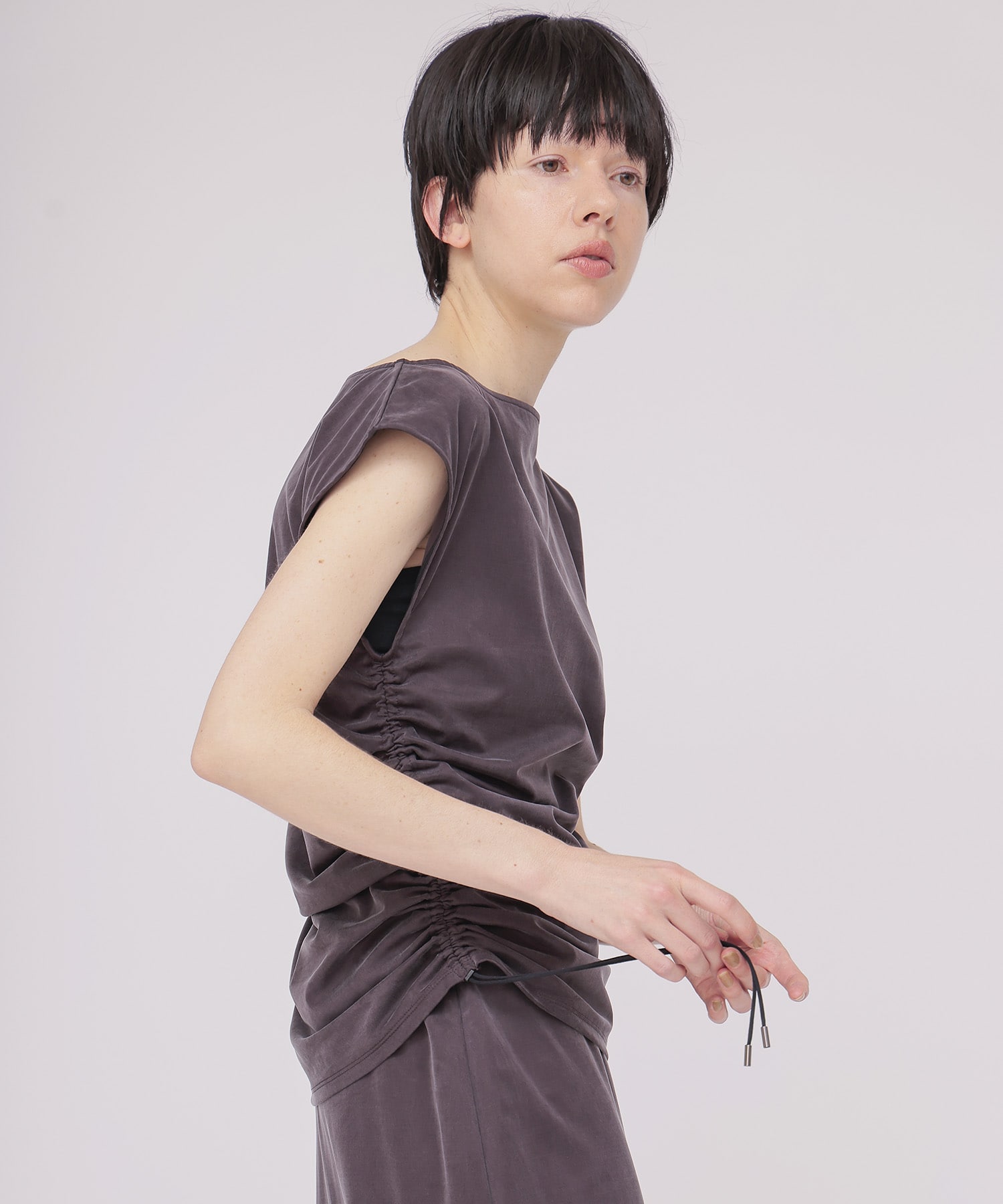 side drape jersey tops