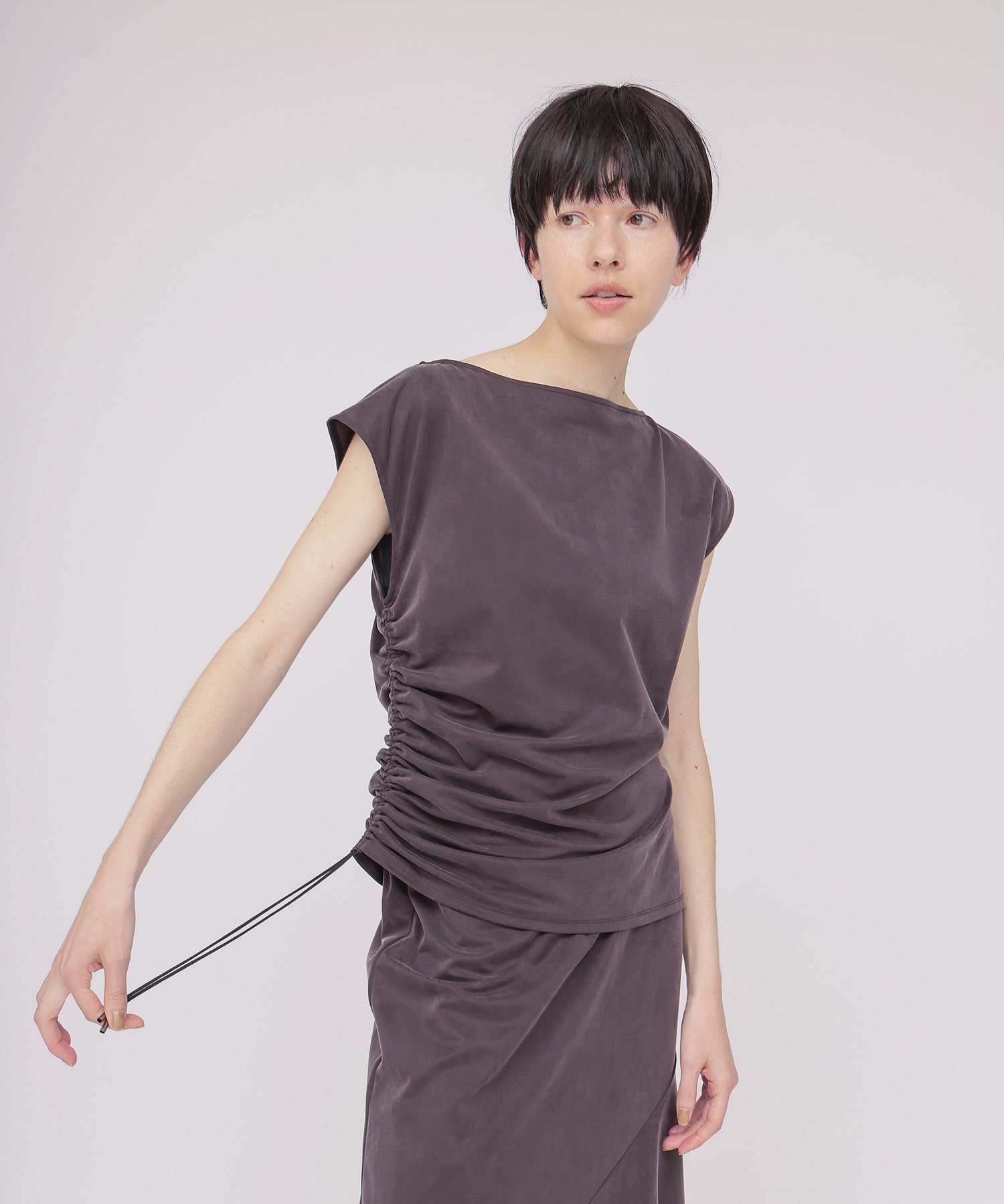 side drape jersey tops