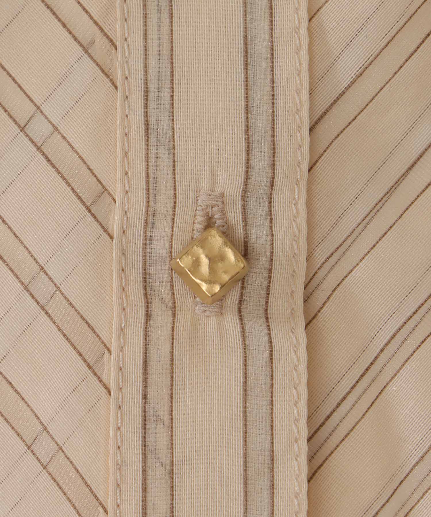 sheer stripe bow tie blouse