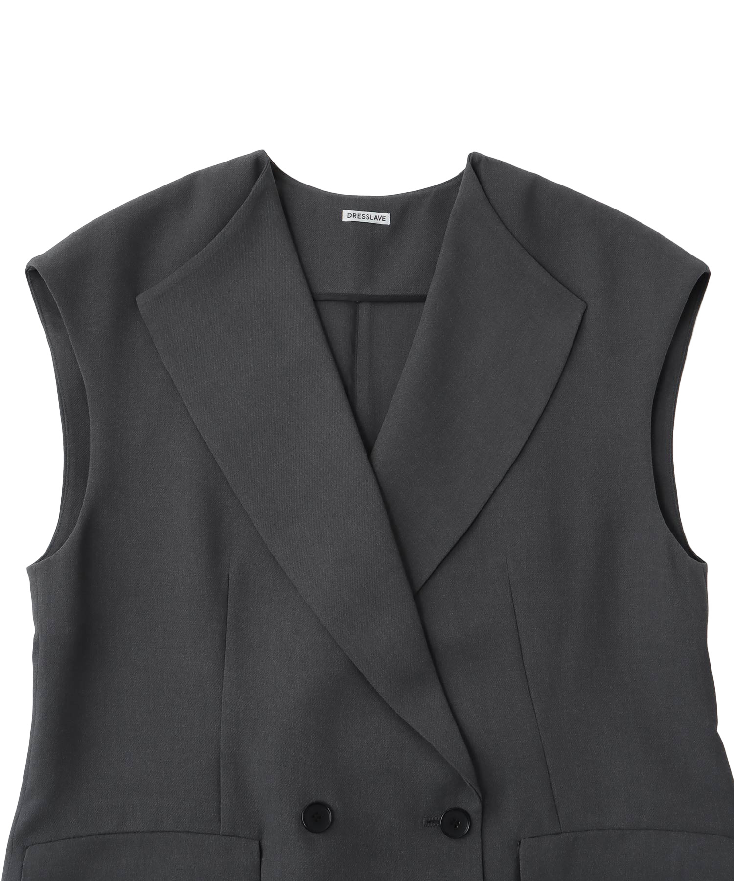 double breast gilet