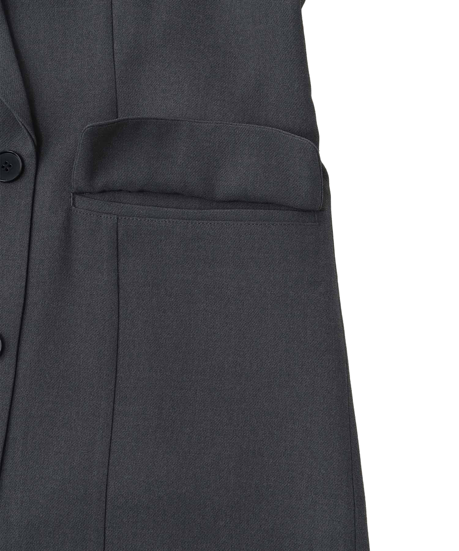 double breast gilet